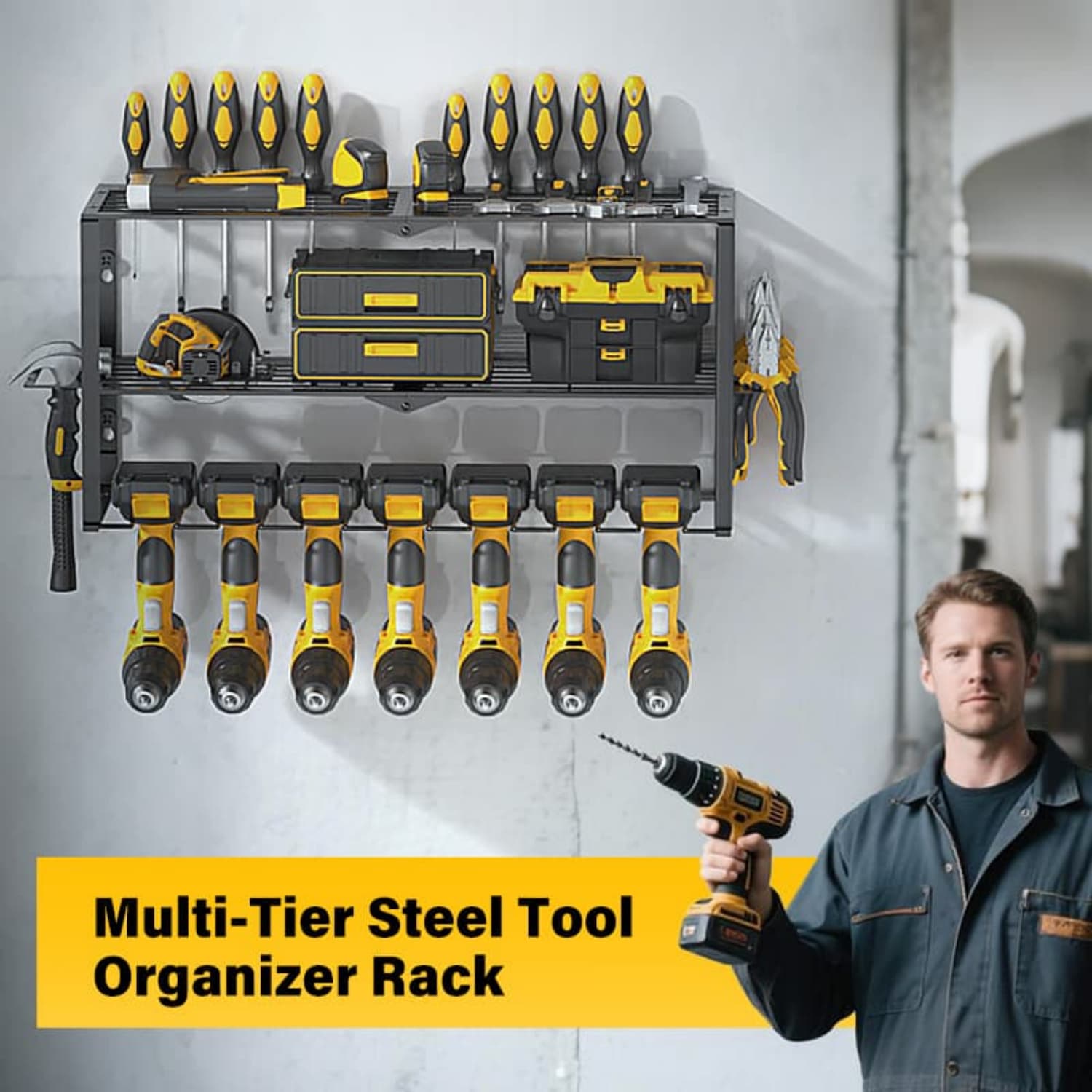 Angel Sar L2FHX43GJJ-3C7G Garage-Storage-Hooks - View #5