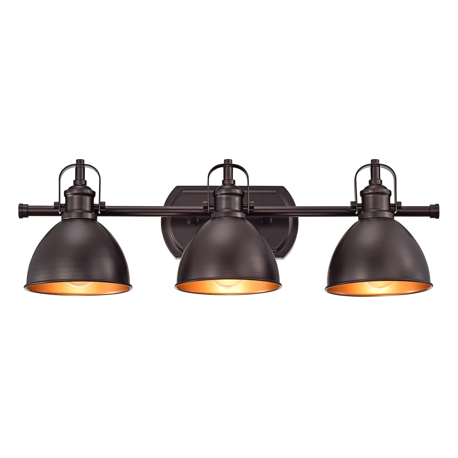 Flynama GOL-A40022 Wall Light 24-in 3 -Light Oil-rubbed Bronze Modern/contemporary Vanity light