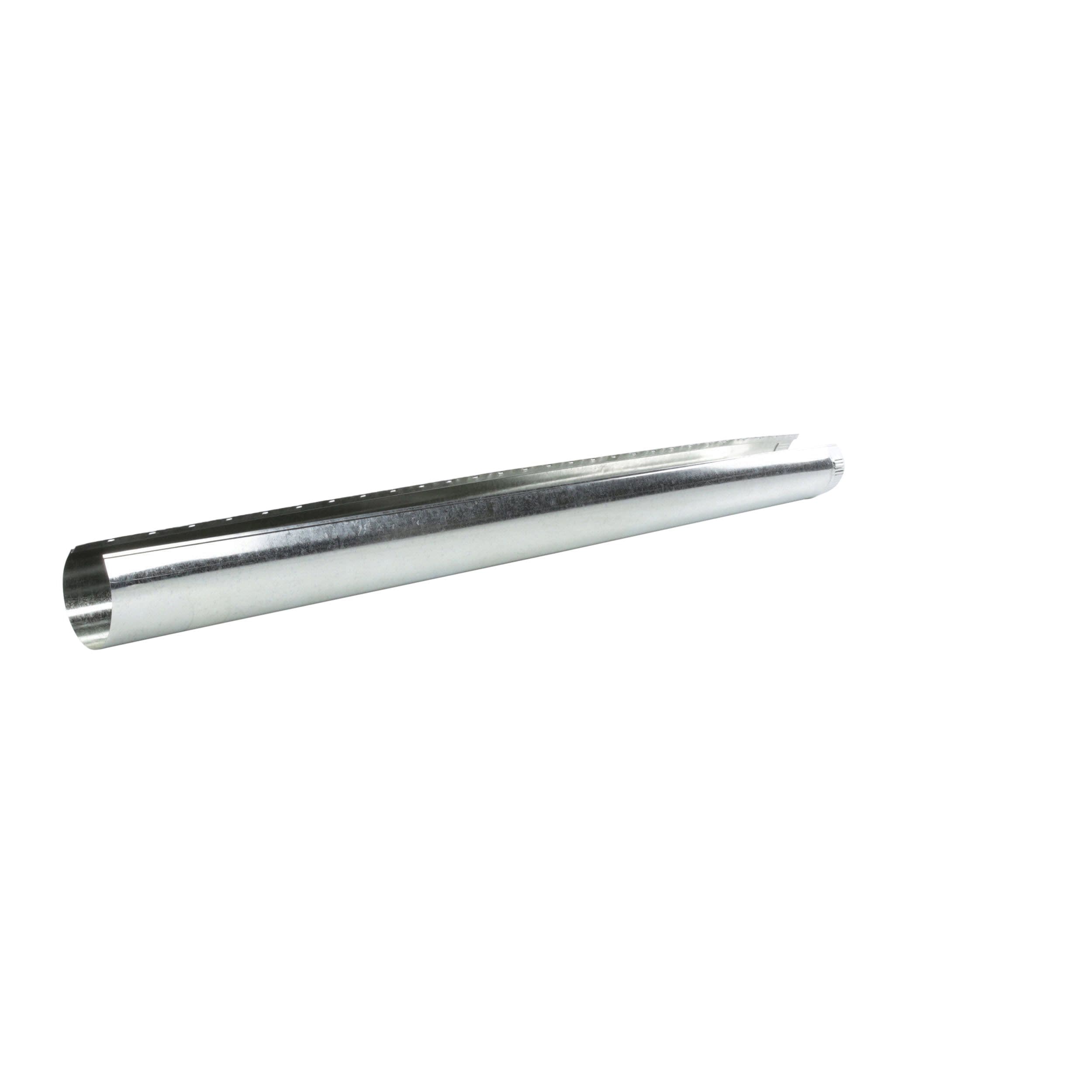 Duct Pipe 12-in x 60-in Snap-Lock Design Galvanized Steel Round Warm Cold Air 