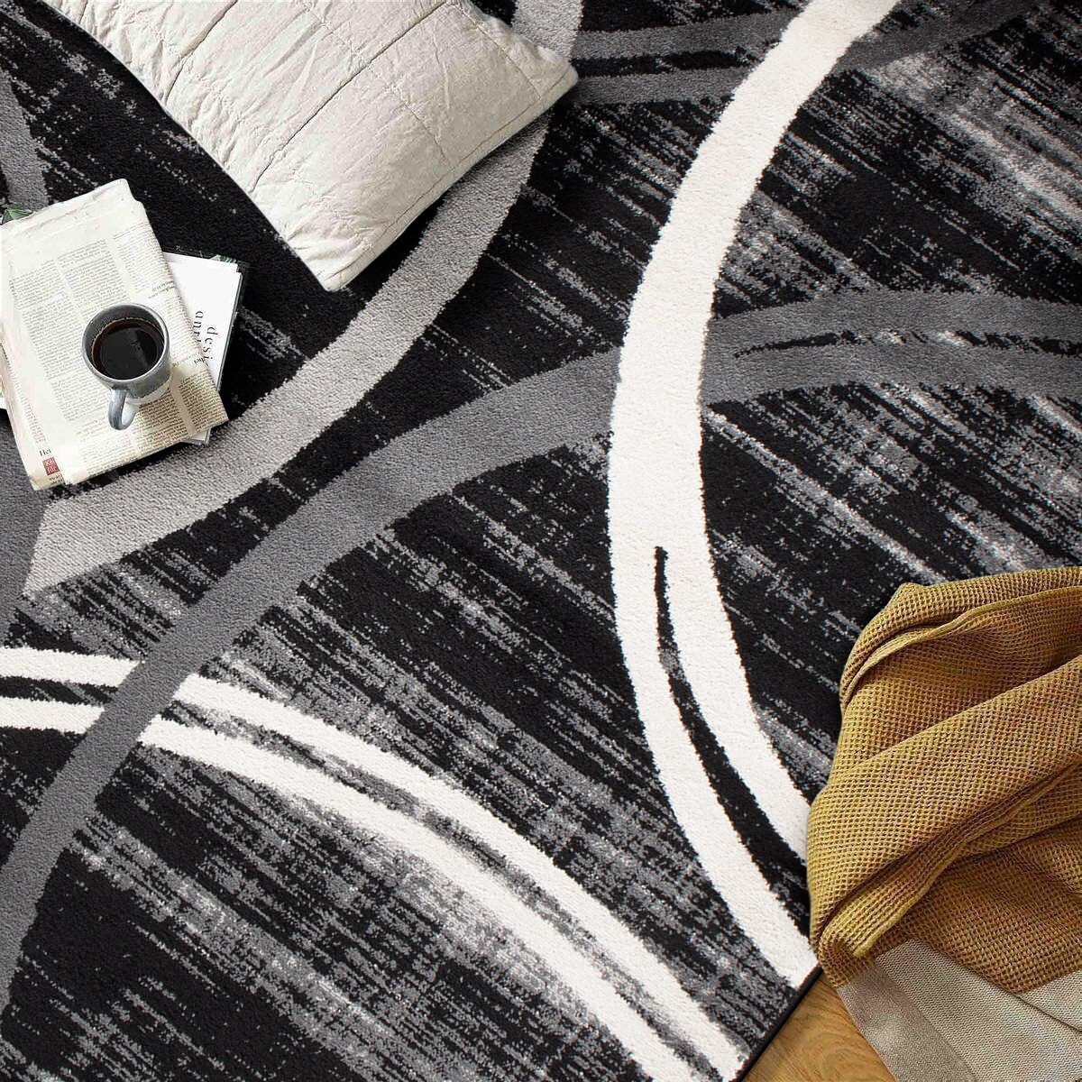 World Rug Gallery 377BLACK8X12 rugs - View #6
