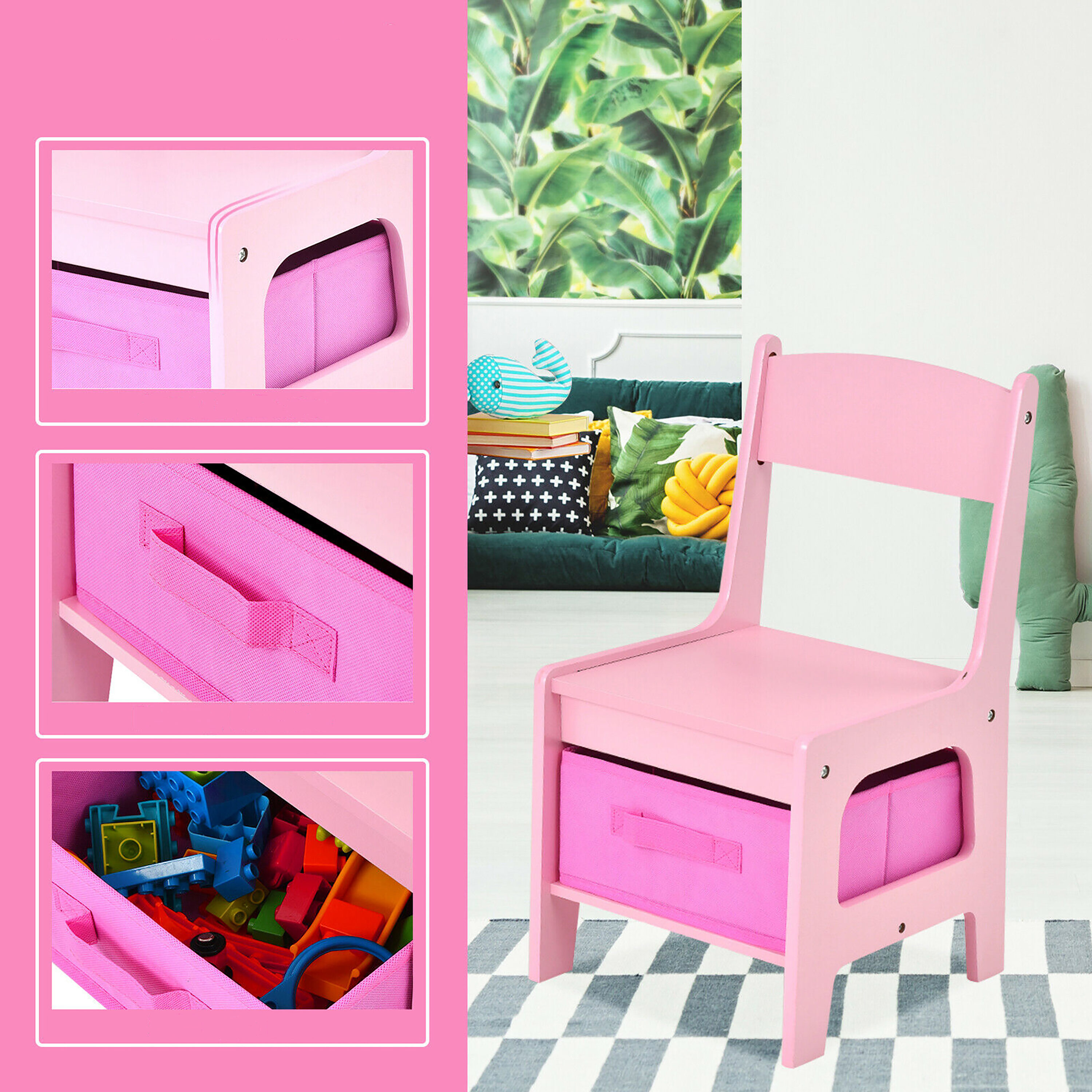 Goplus LWS00363 Kids-Play-Tables - View #3