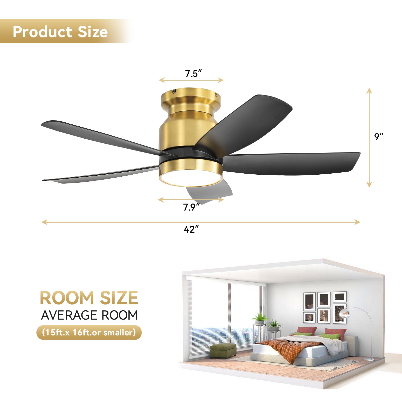 Cuschoice MDHK1-87-CF Ceiling-Fans - View #7