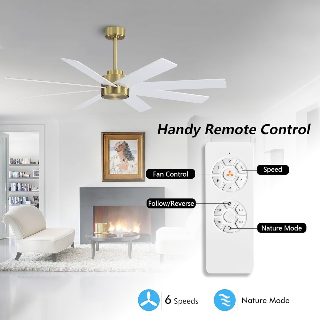 MLIAN WBCF-BS302-GW Ceiling-Fans - View #5
