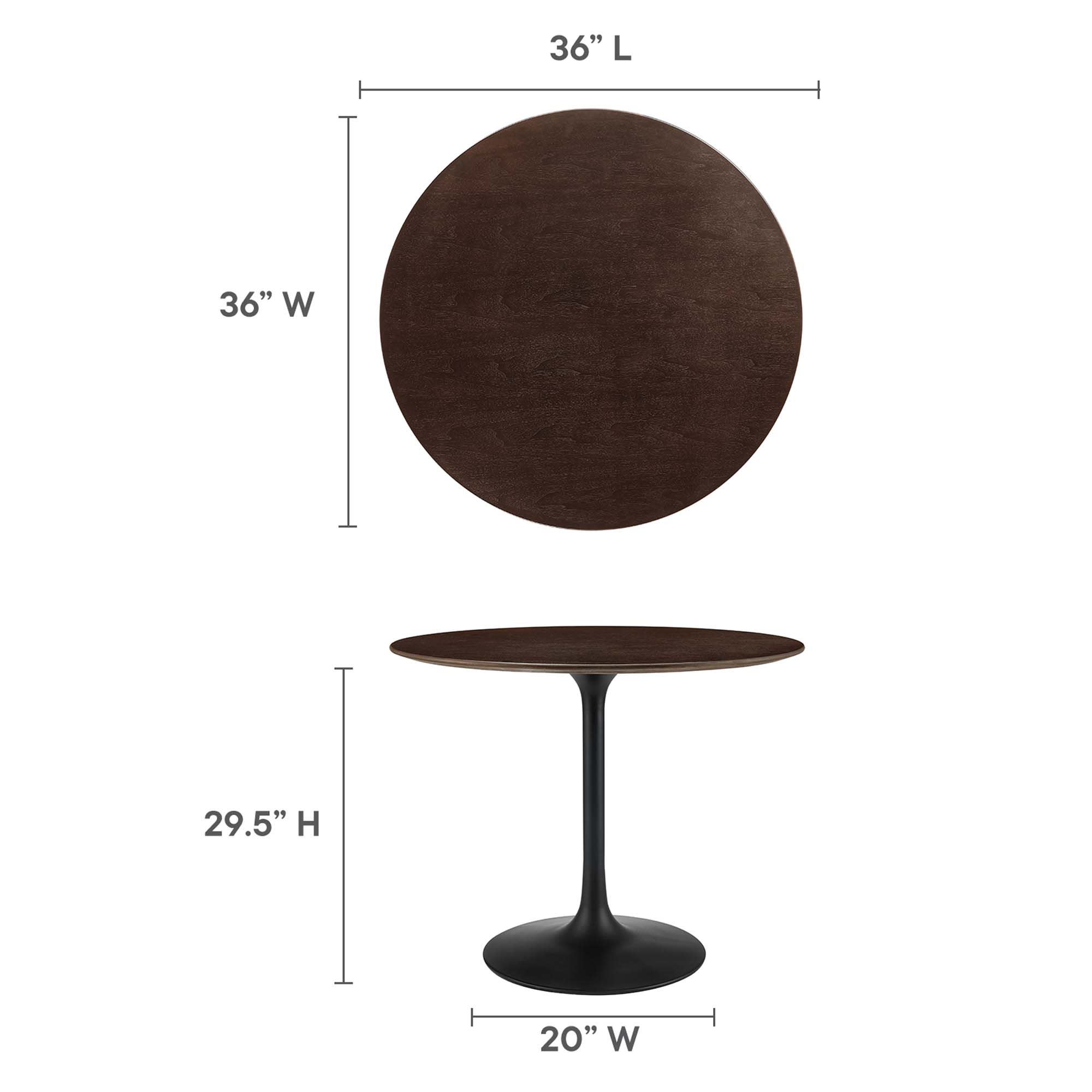 Modway EEI-4862-BLK-CHE Dining-Tables - View #3