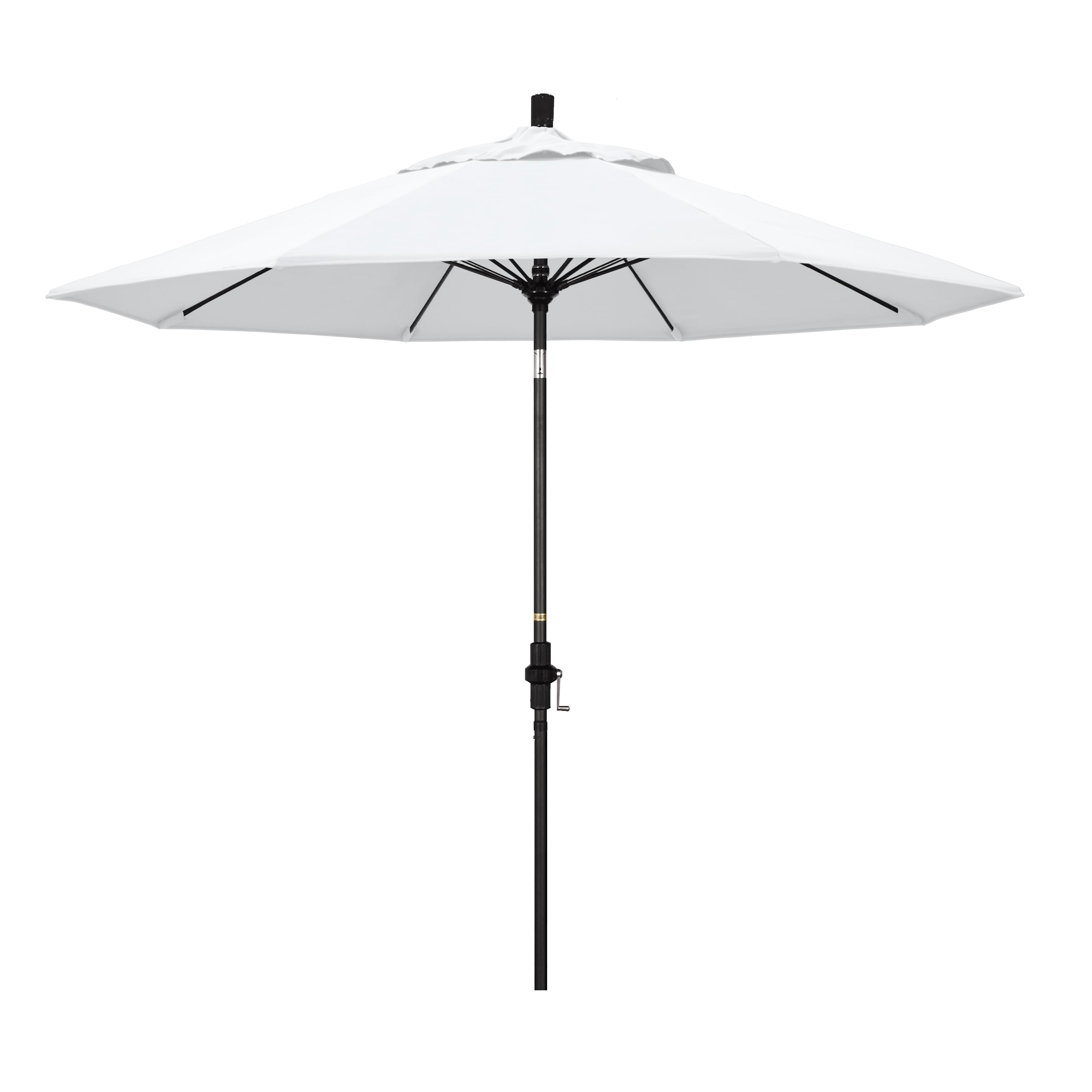 California Umbrella GSCUF908705-5404 9-Feet Aluminum White Auto-tilt Market Patio Umbrella