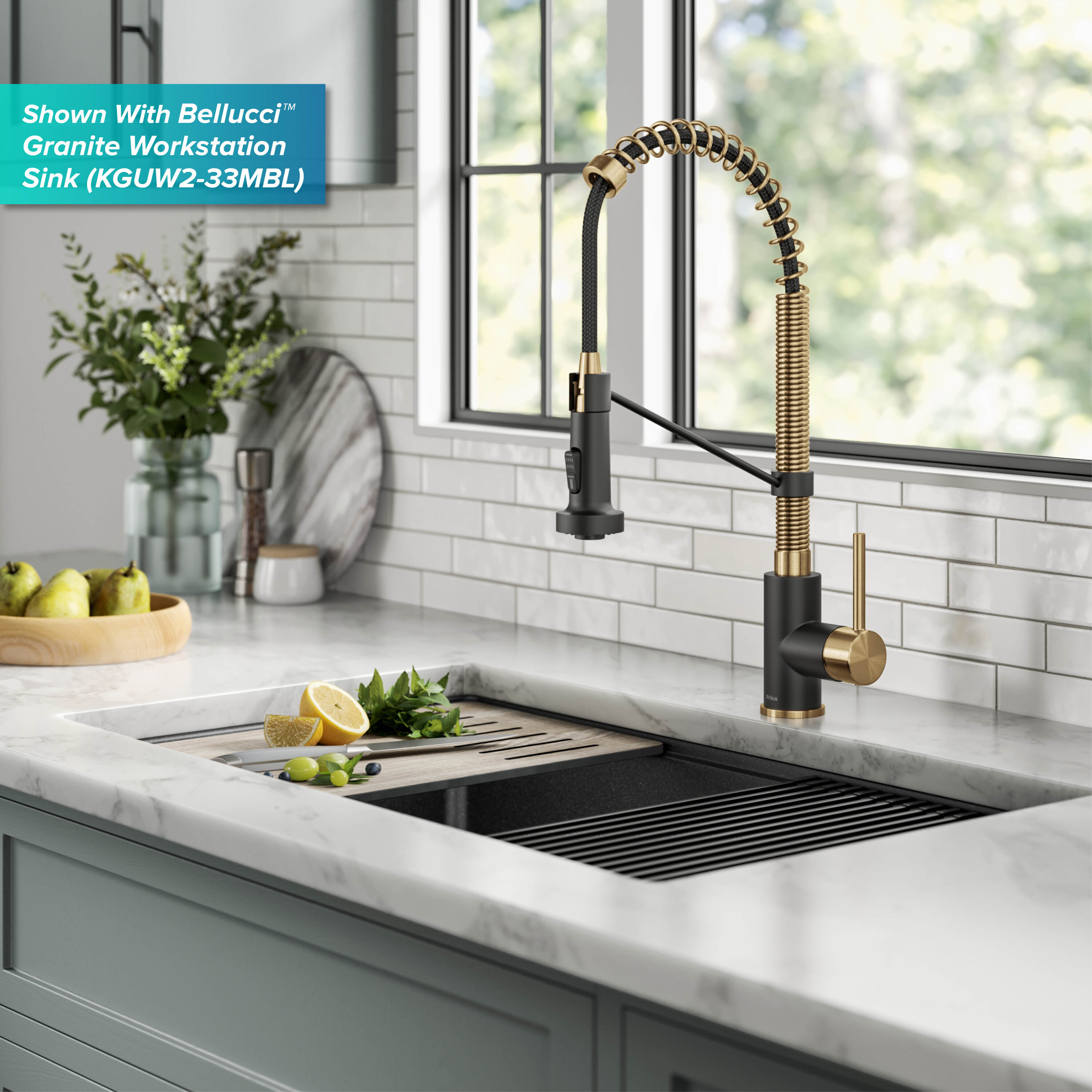 Kraus KSF-1610BBMB Kitchen-Faucets - View #18