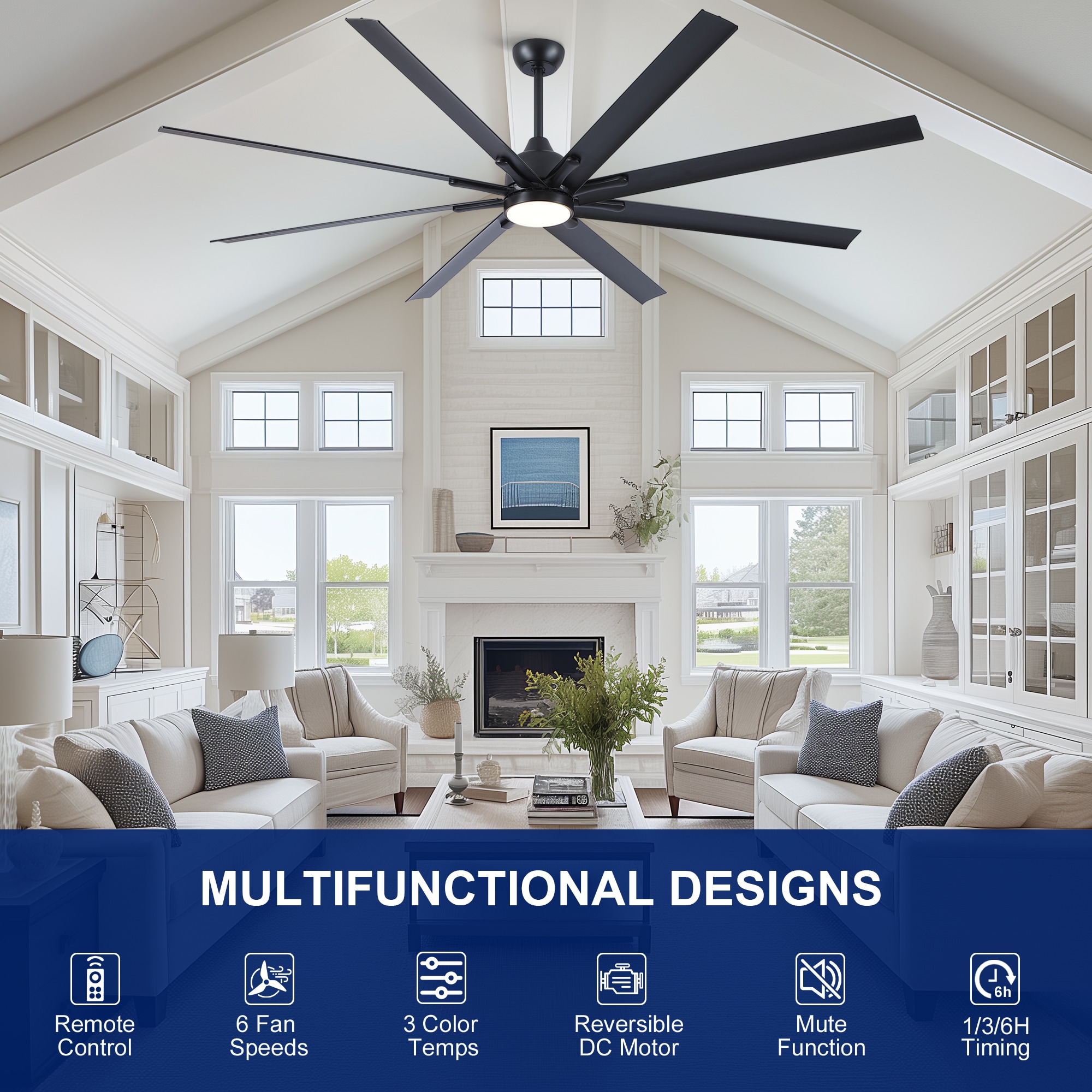 YUHAO LSDC1146BK84 Ceiling-Fans - View #6