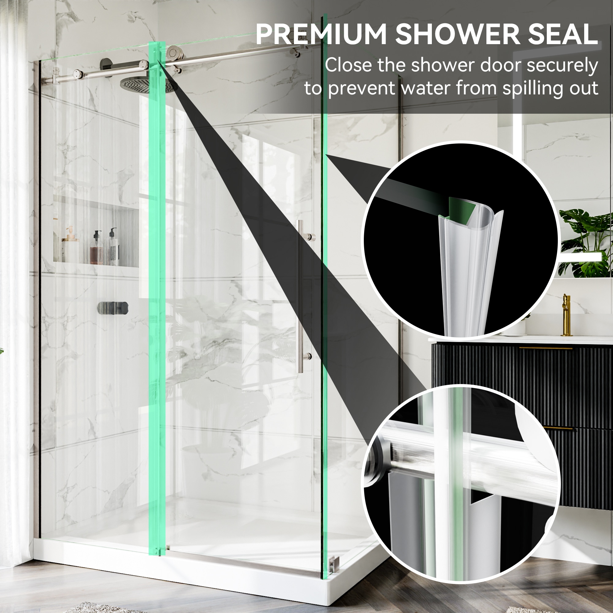 Forclover ESBX-6036BN Shower-Doors - View #4