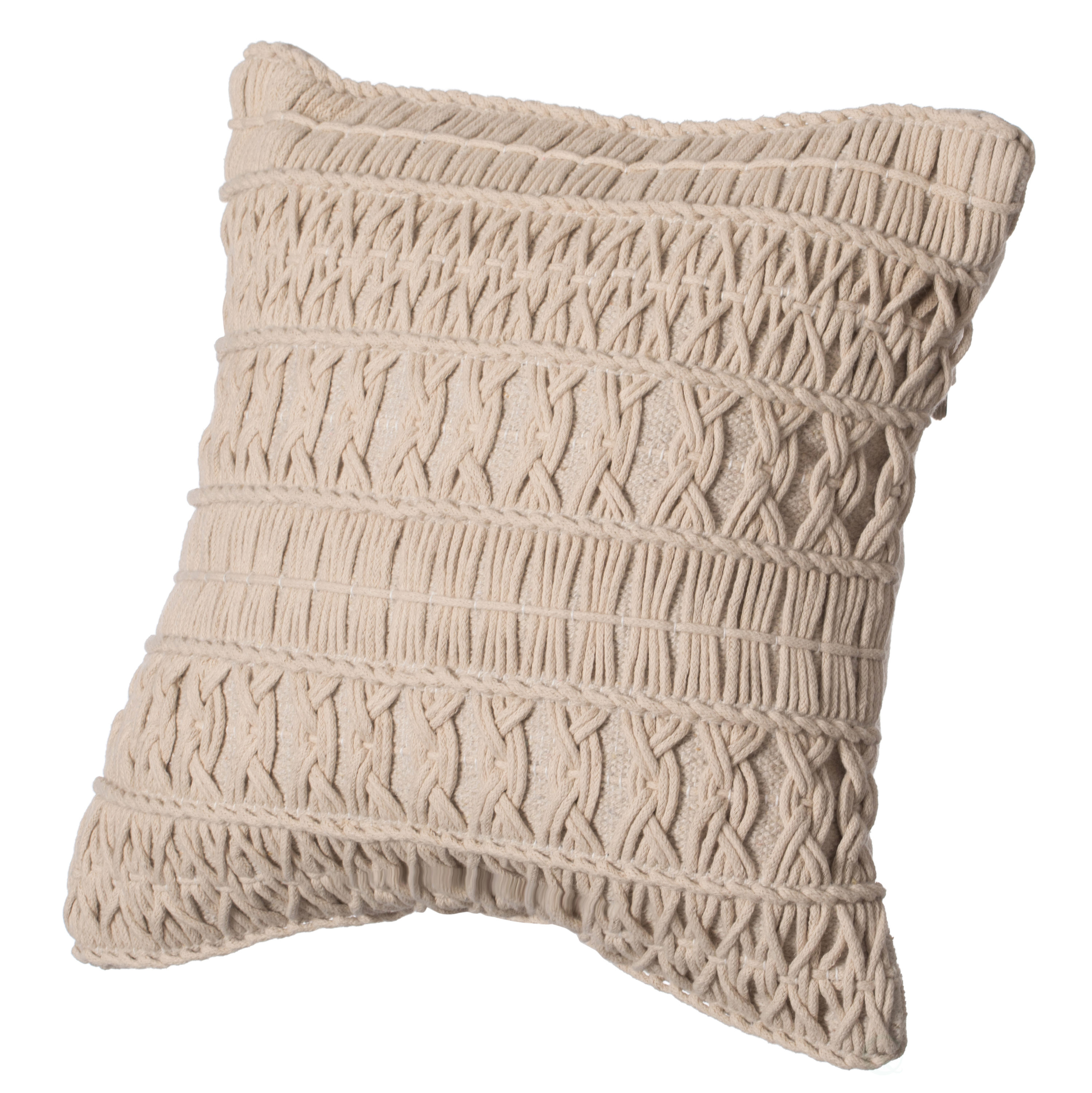 Deerlux QI004297 16-in x 16-in Natural Square Indoor Decorative Cover