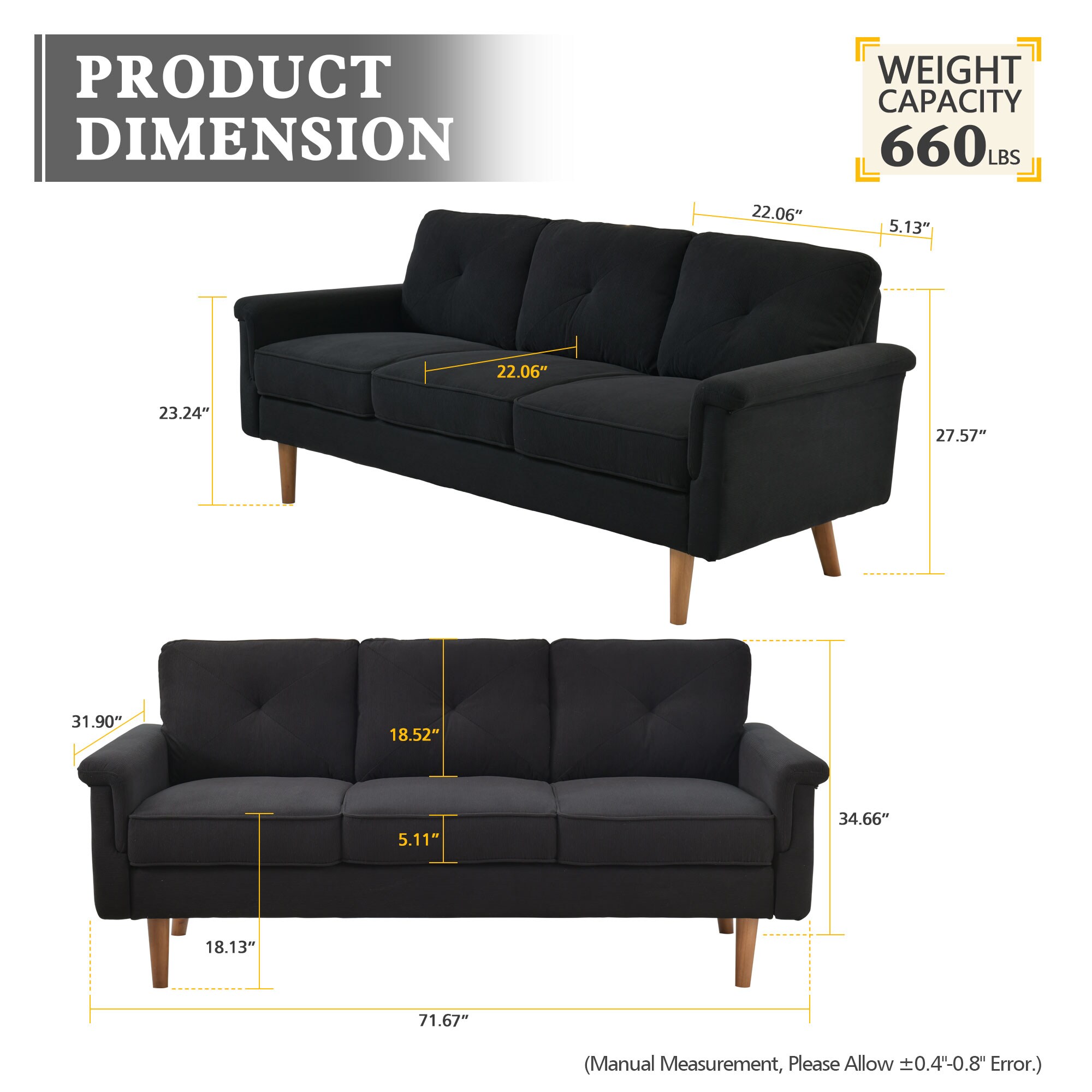 weaxty HMBNOP550 Sofas-Loveseats - View #7