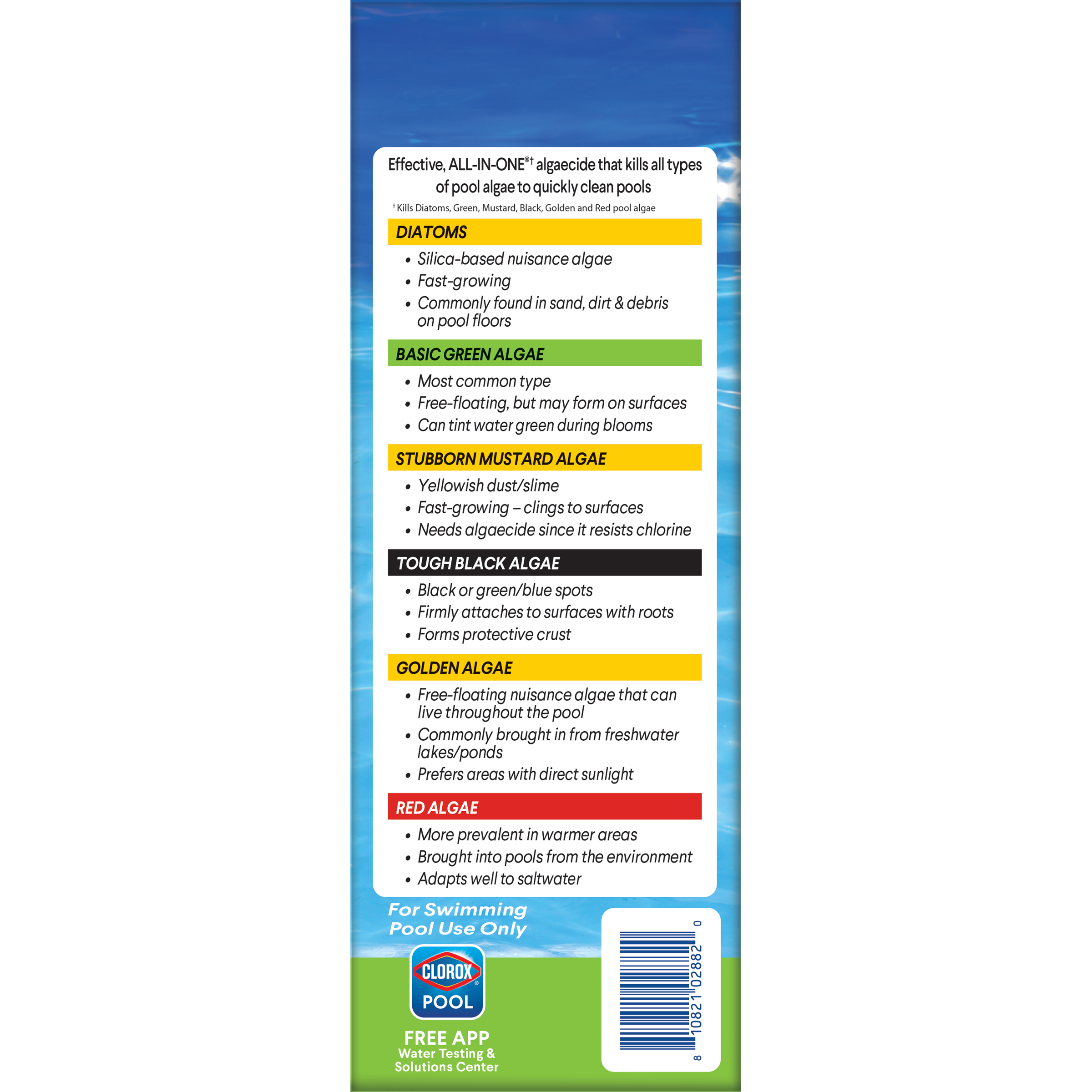 Clorox Pool&Spa 44340CLX Pool-Algae-Control - View #2