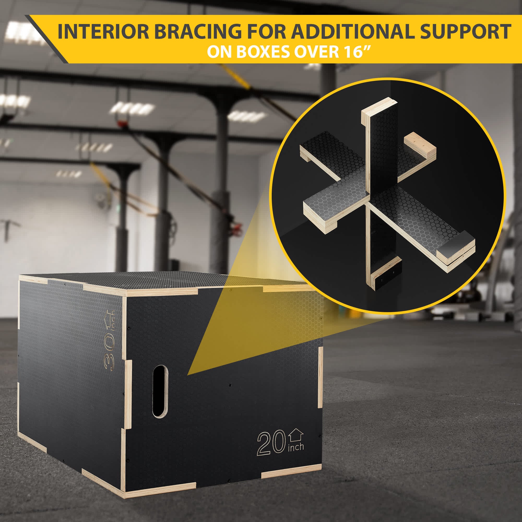 Philosophy Gym FIT-PLYO-3240S-BLK Plyo-Boxes-Platforms - View #4