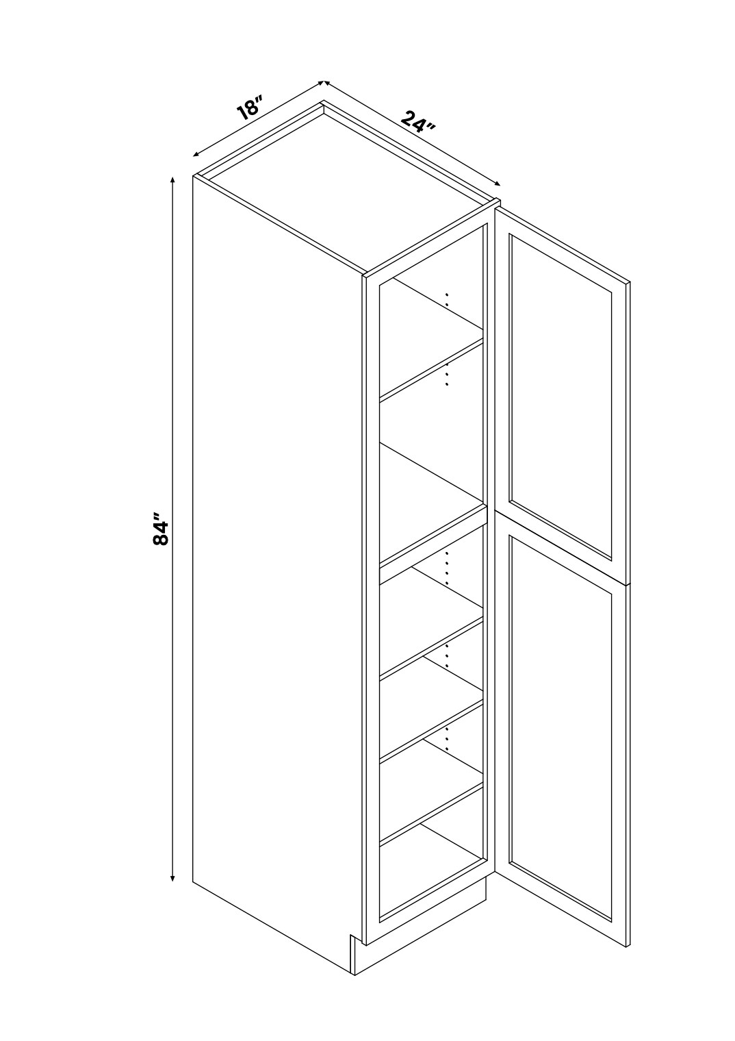 Arcade Green 101PC1884 Cabinets-Kitchen - View #8
