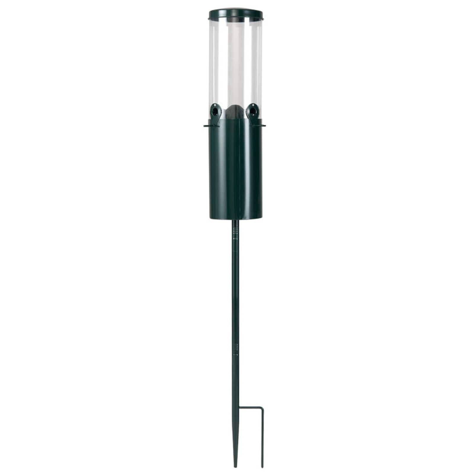 SUGIFT - 10-lb Large Capacity Squirrel-Proof 4-Port Pole-Mount Bird Feeder With Metal Baffle Outd...