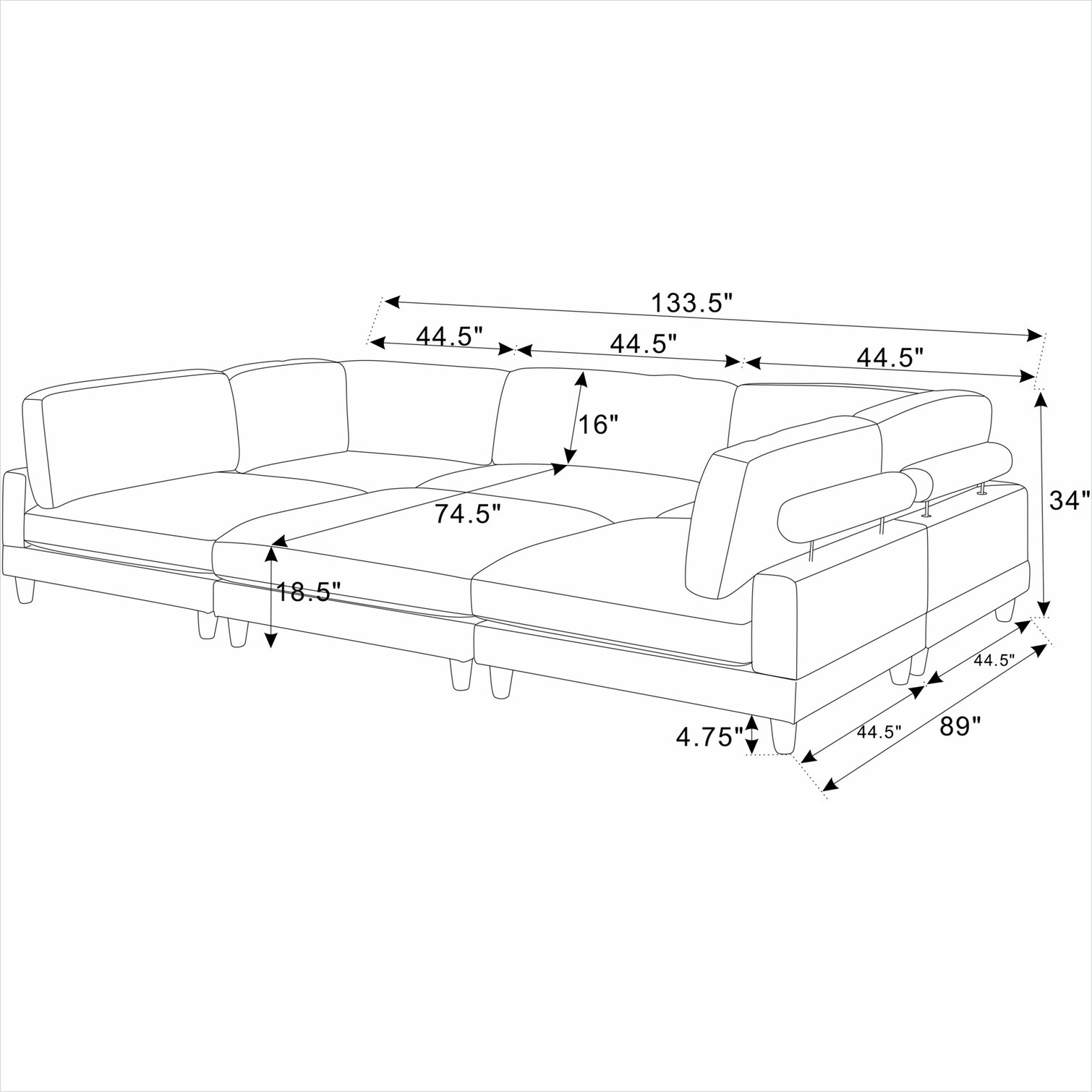 Naturefalls YP6YFEYB3NZD Sofas-Loveseats - View #3