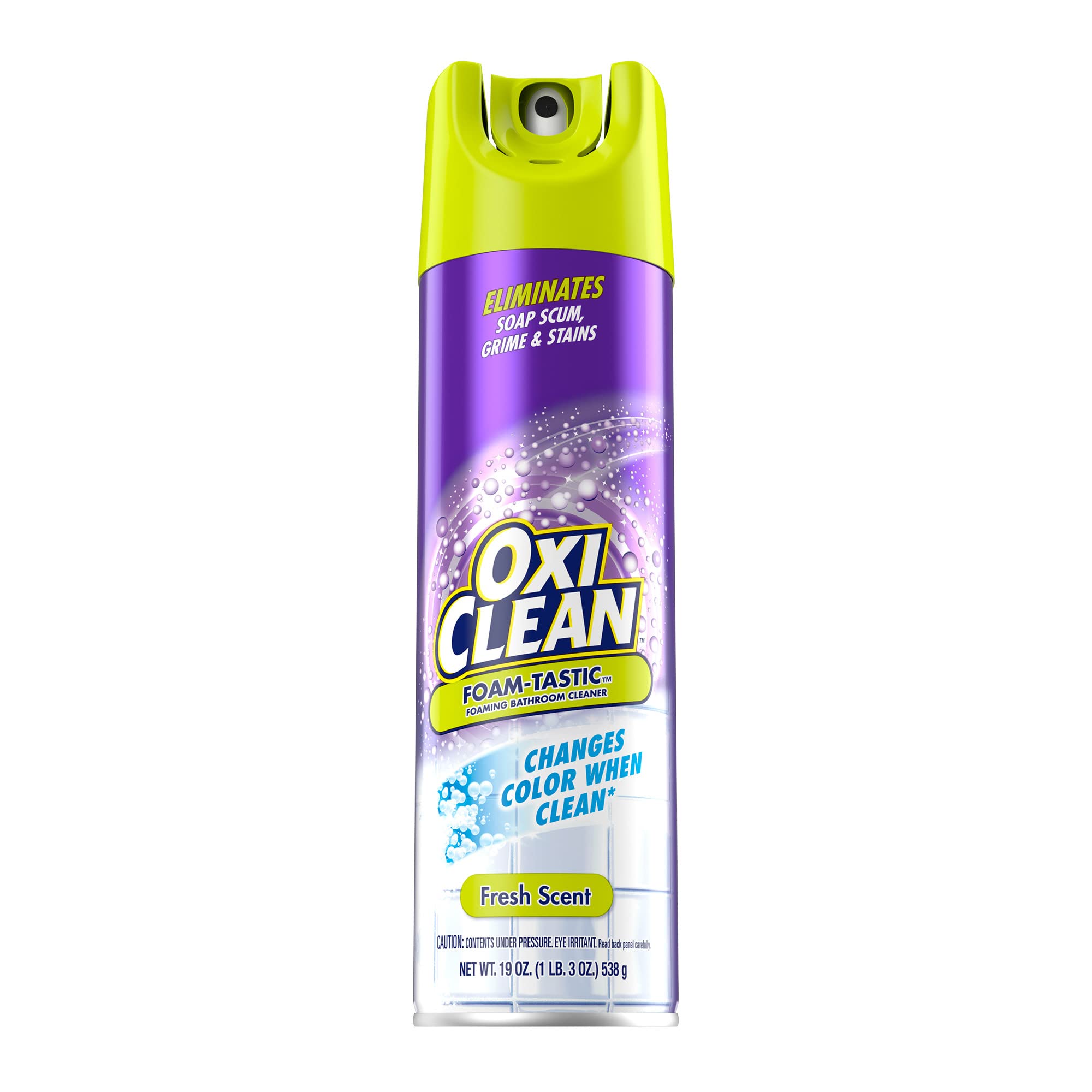 Kaboom  Foam-Tastic Foaming Bathroom Cleaner Lemon Citrus 19 oz (Pack of 8)