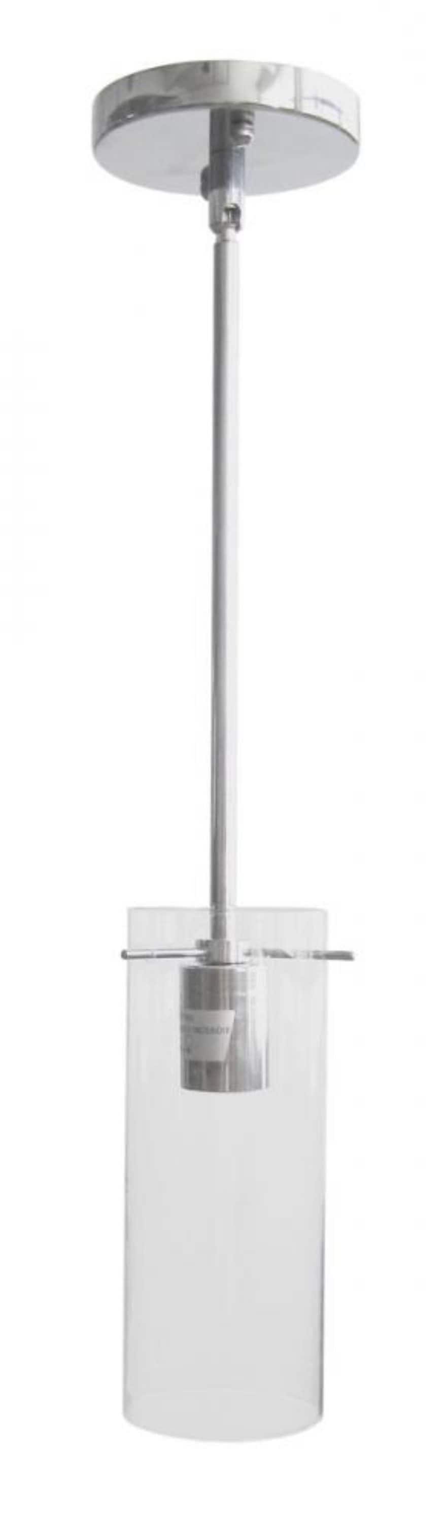 Whitfield Lighting PT1098-6PCH Gericho Chrome Transitional Clear Glass Cone Mini Hanging Pendant Light