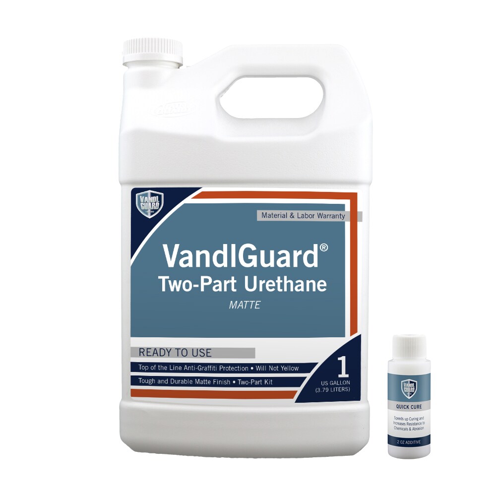 RainguardPro VandlGuard Two-Part Urethane Clear/Matte Transparent Water ...