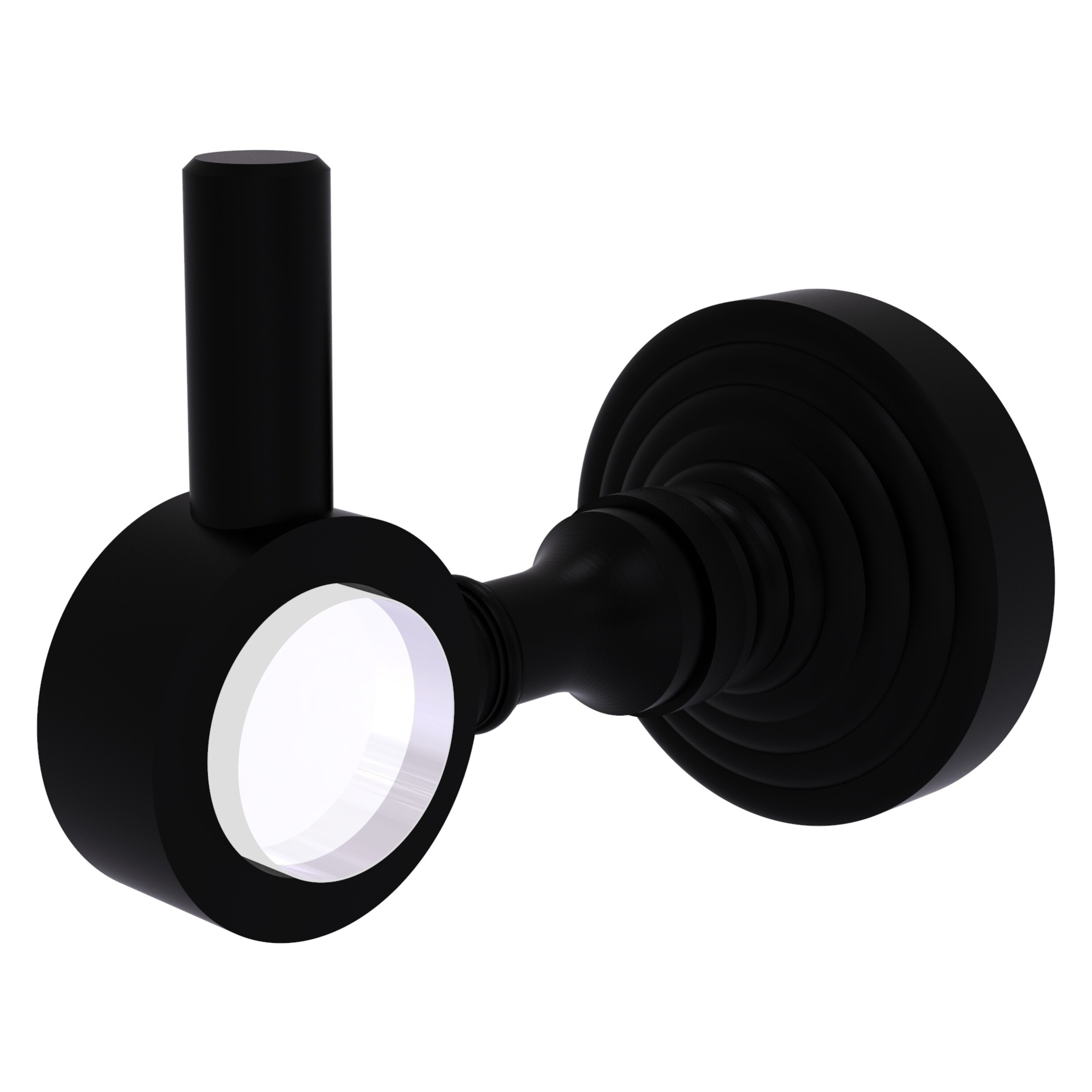 Allied Brass PG-20-BKM Pacific Grove Matte Black Single -Hook Wall mount Towel Hook