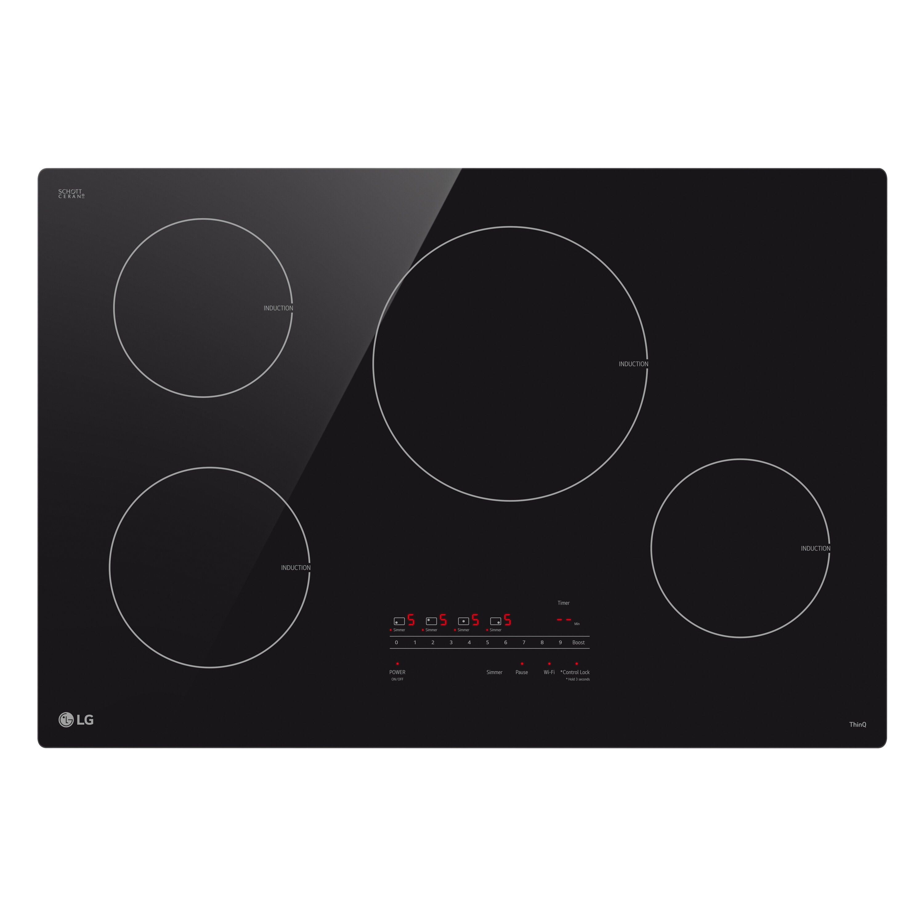 LG CBIH3013BE Induction-Cooktops - View #2