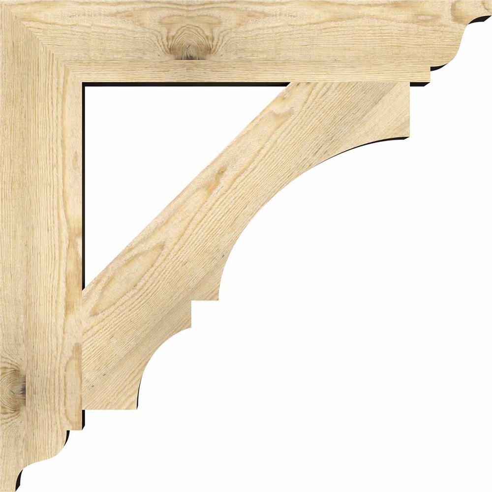 Ekena Millwork BKT04X24X24BOA01RDF Exterior-Brackets-Braces - View #3