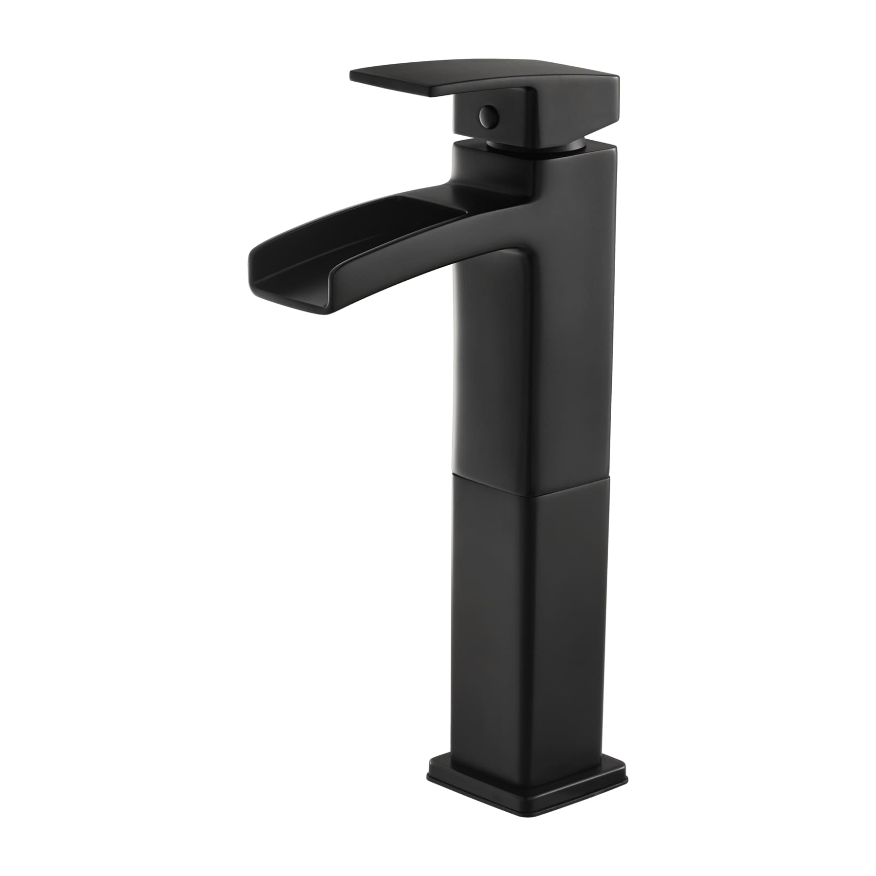 Pfister LG40-DF0B Kenzo Black Single hole 1-handle WaterSense Low-arc Residential Handle Bathroom Sink Faucet