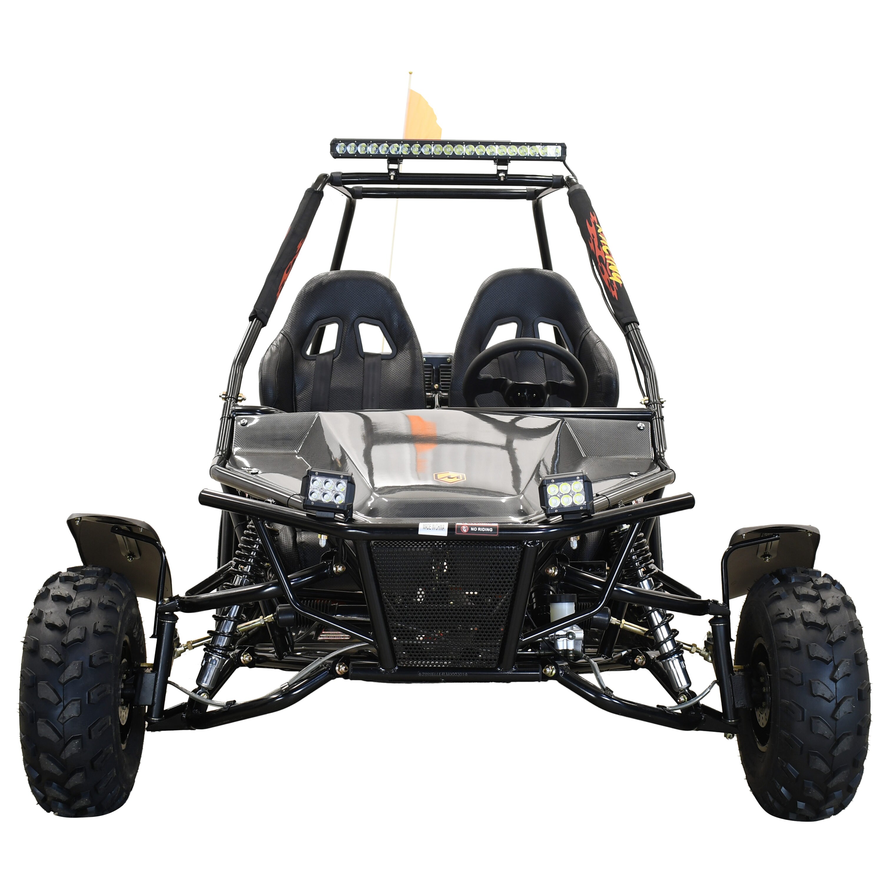 Massimo Massimo Gkm200 Go Kart Black In The Utvs And Golf Carts Department At 3811