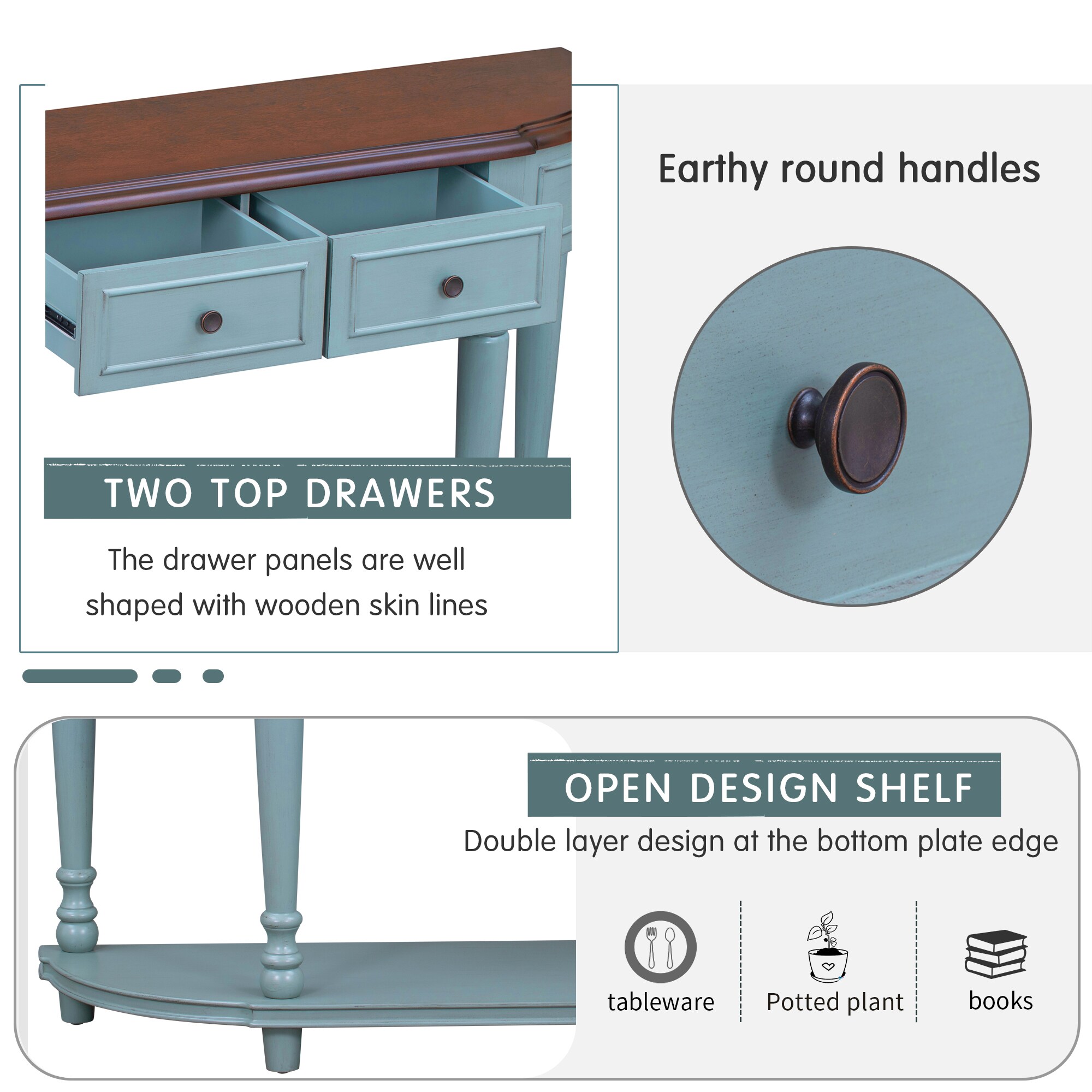 AHIOU HOME ZAAH-CT298768C Console-Sofa-Tables - View #3