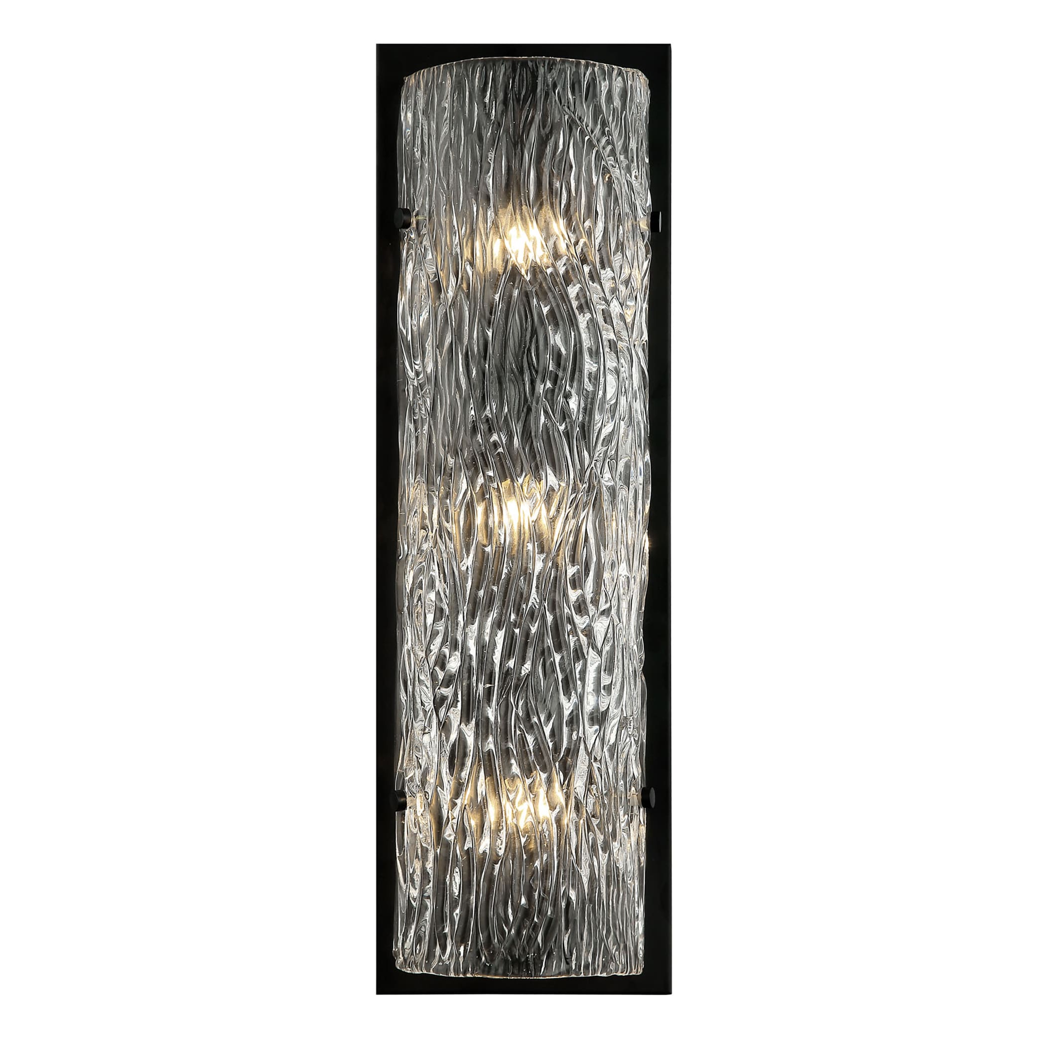 Varaluz 376W03BL Morgan 7.5-in W 3 -Light Multiple colors Glam Wall Sconce