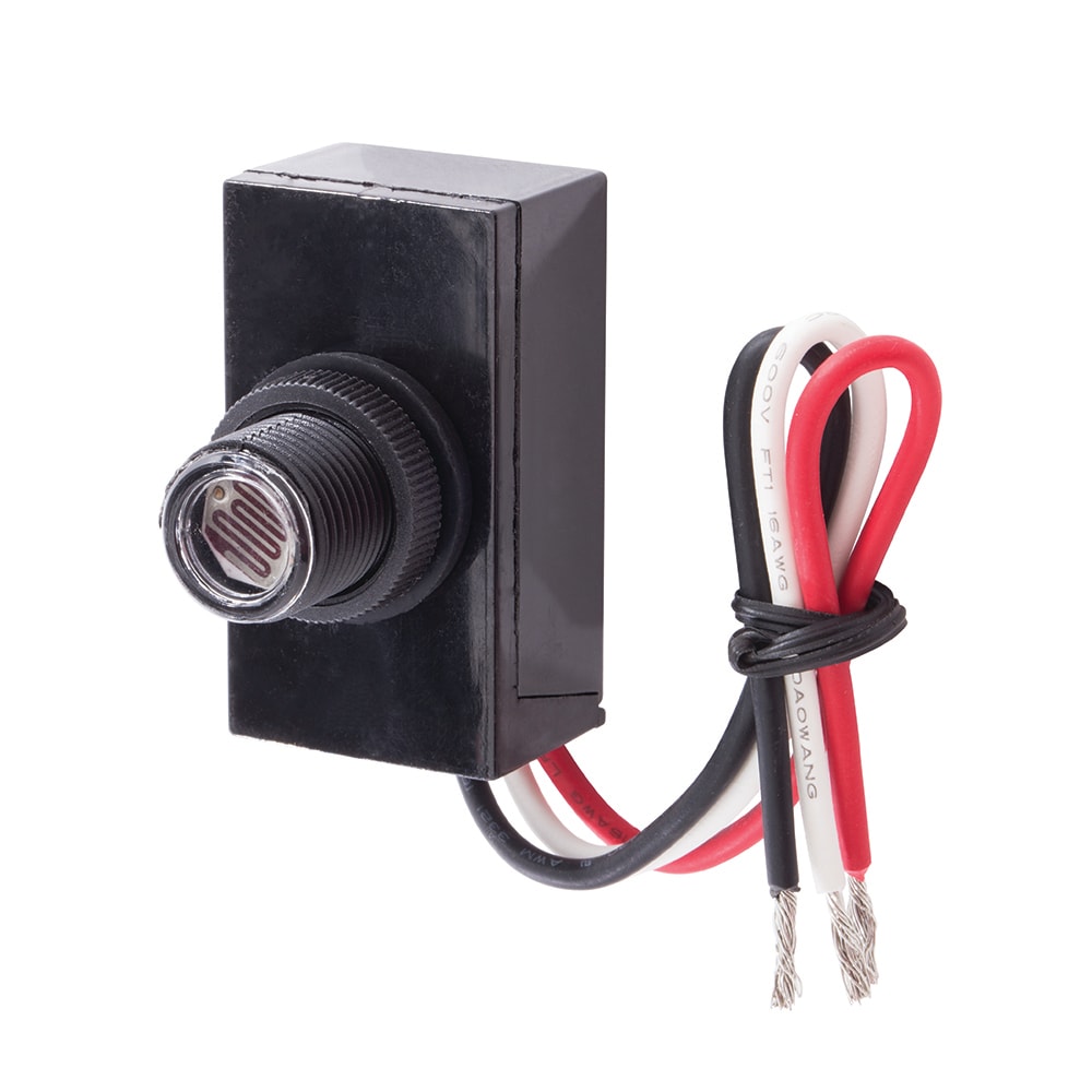 12-Volt 24-Volt 48-Volt Outdoor Hard-Wired Post Eye Light Control with Photocell Light Sensor,Post Eye Light Photo Control,Thermal Type Photo Control Dusk-to-Dawn Light Sensor Switch Auto On/Off 