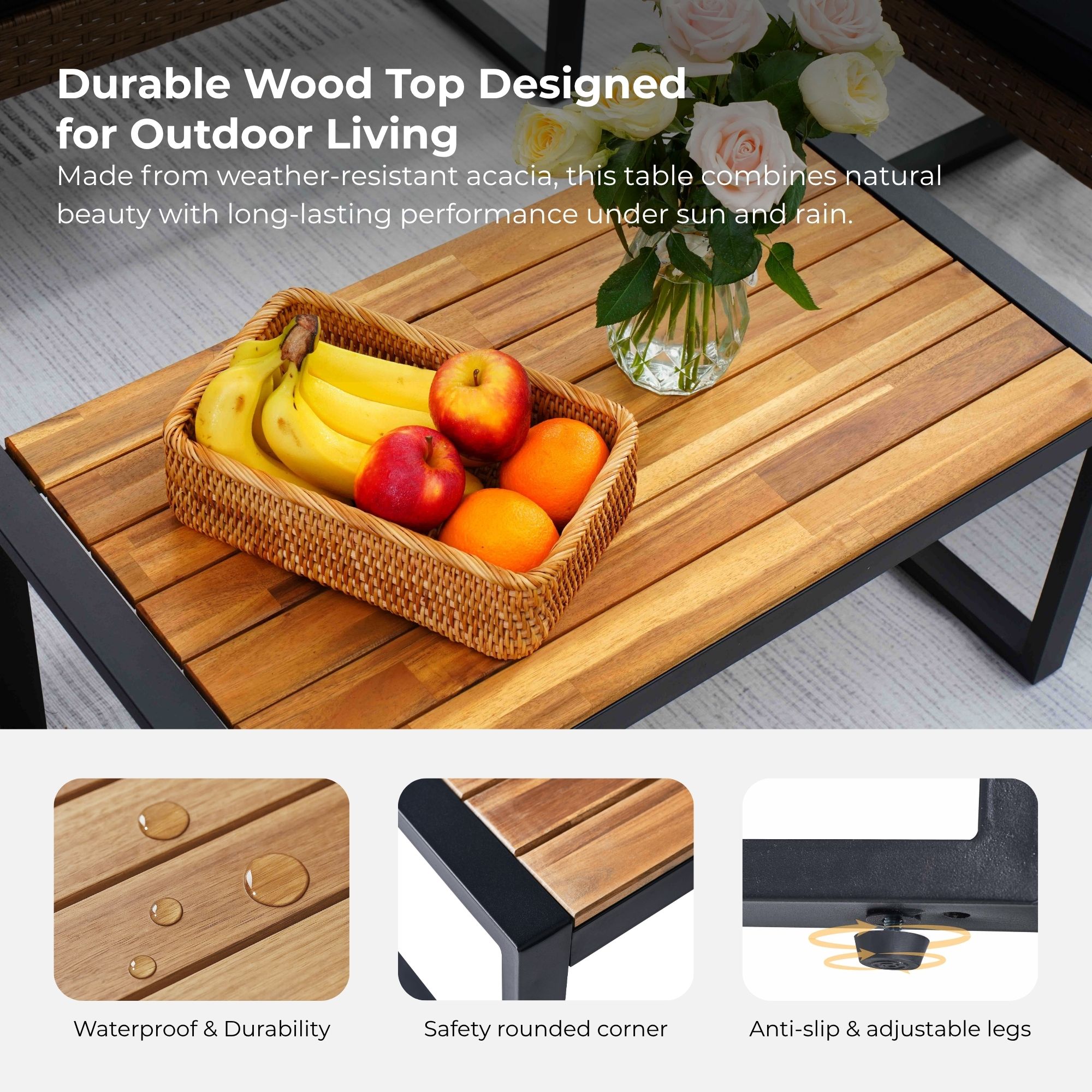 SINOFURN SYB740004BK Patio-Conversation-Sets - View #7