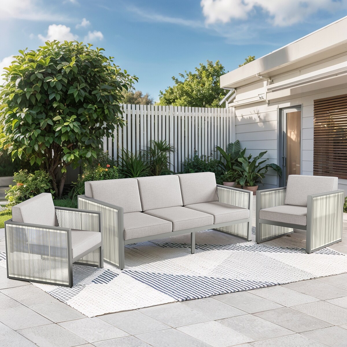 Rilyson FSFHGW1311-8 Patio-Conversation-Sets - View #2