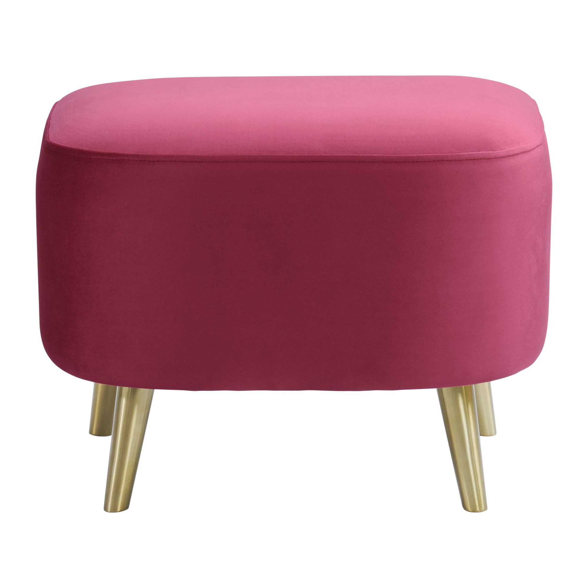 Picket House Furnishings UTI287000E Taryn Modern Red Ottoman