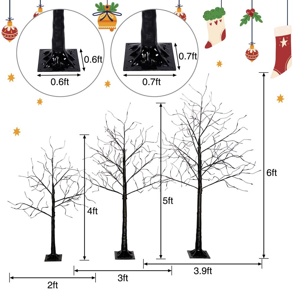 ModernLuxe L3P-PX283443AAF Artificial-Christmas-Trees - View #5