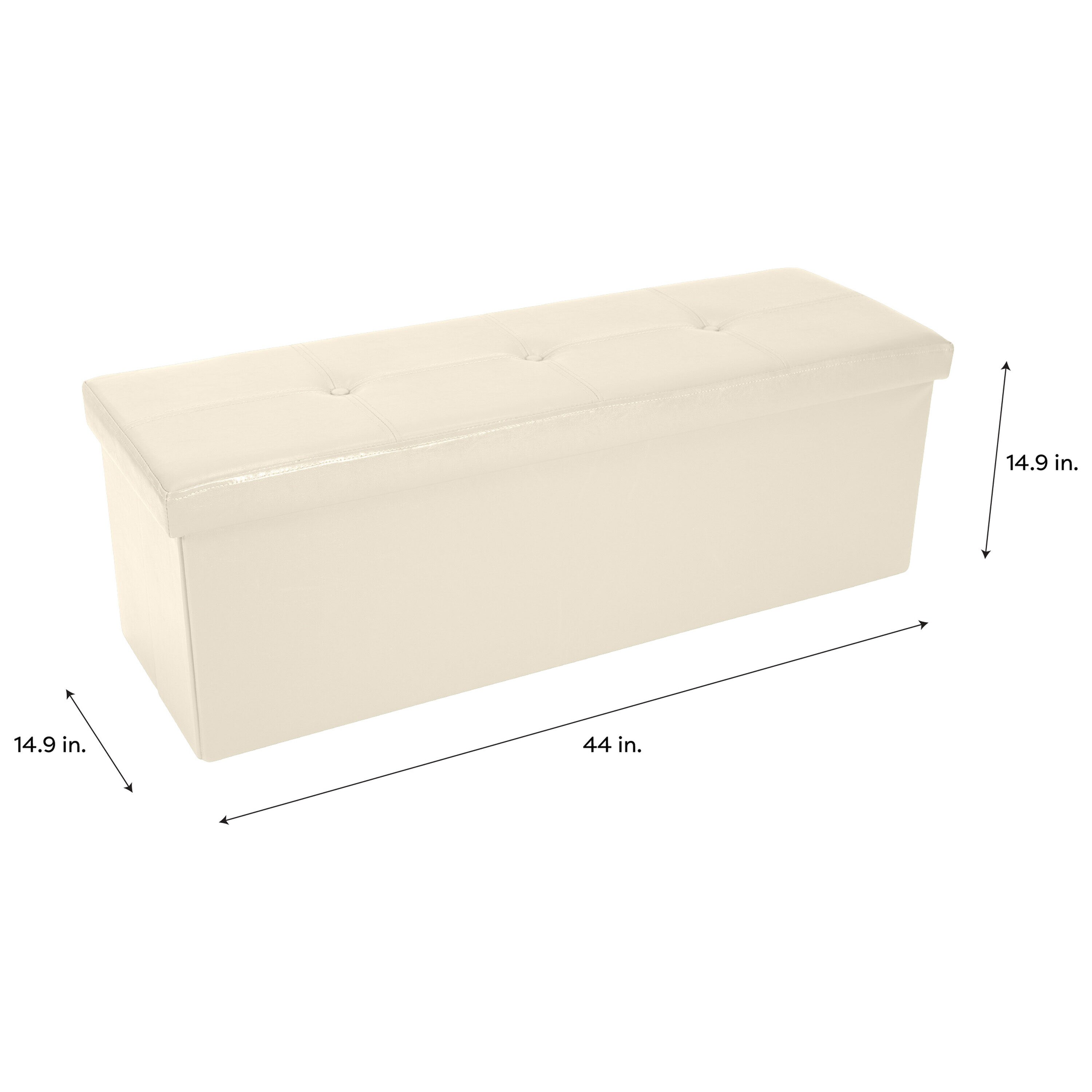 Simplify F-0645-IVORY-BX Indoor-Ottomans - View #5