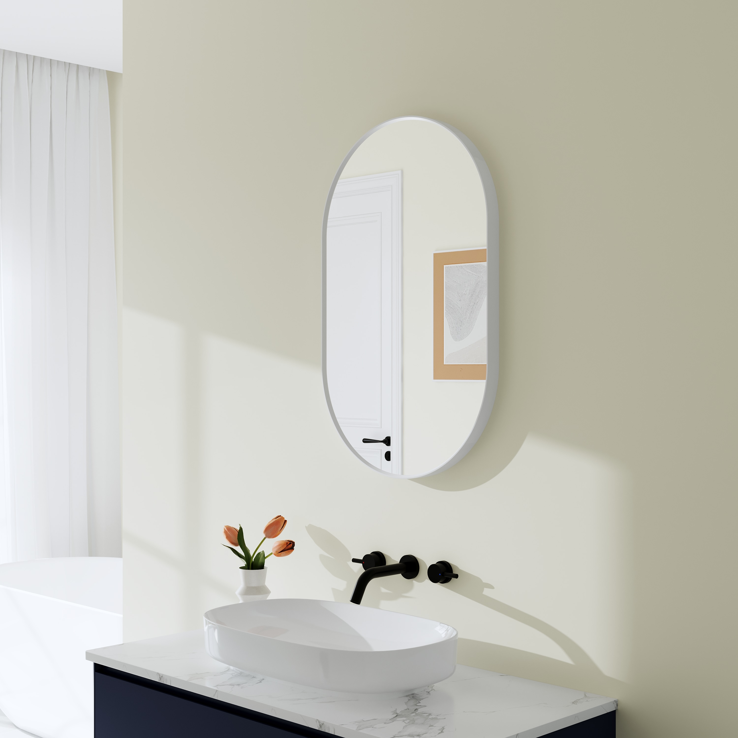 WELLFOR GLEM-67540 Framed-Bath-Mirrors - View #6