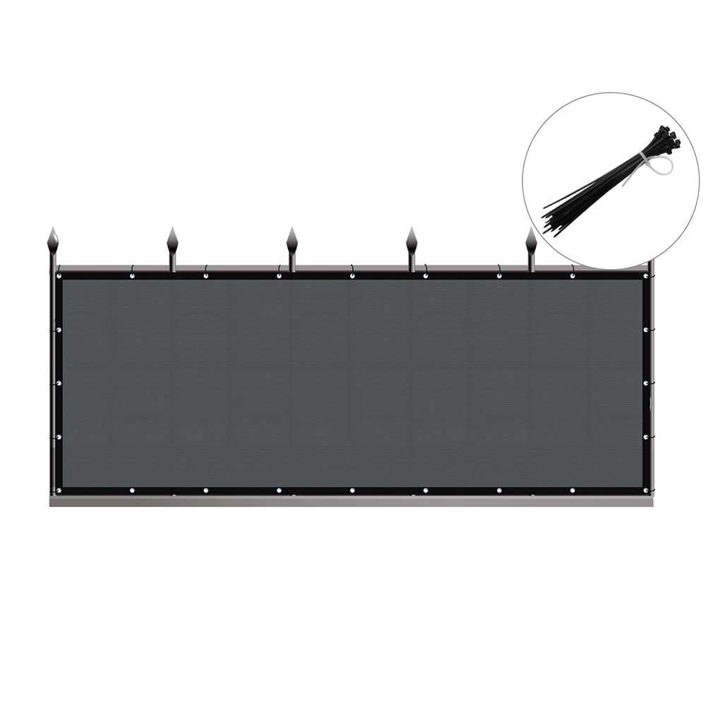 Agfabric PFSGRAY03162P shade cloth 3-ft x 10-ft Black Shade fabric