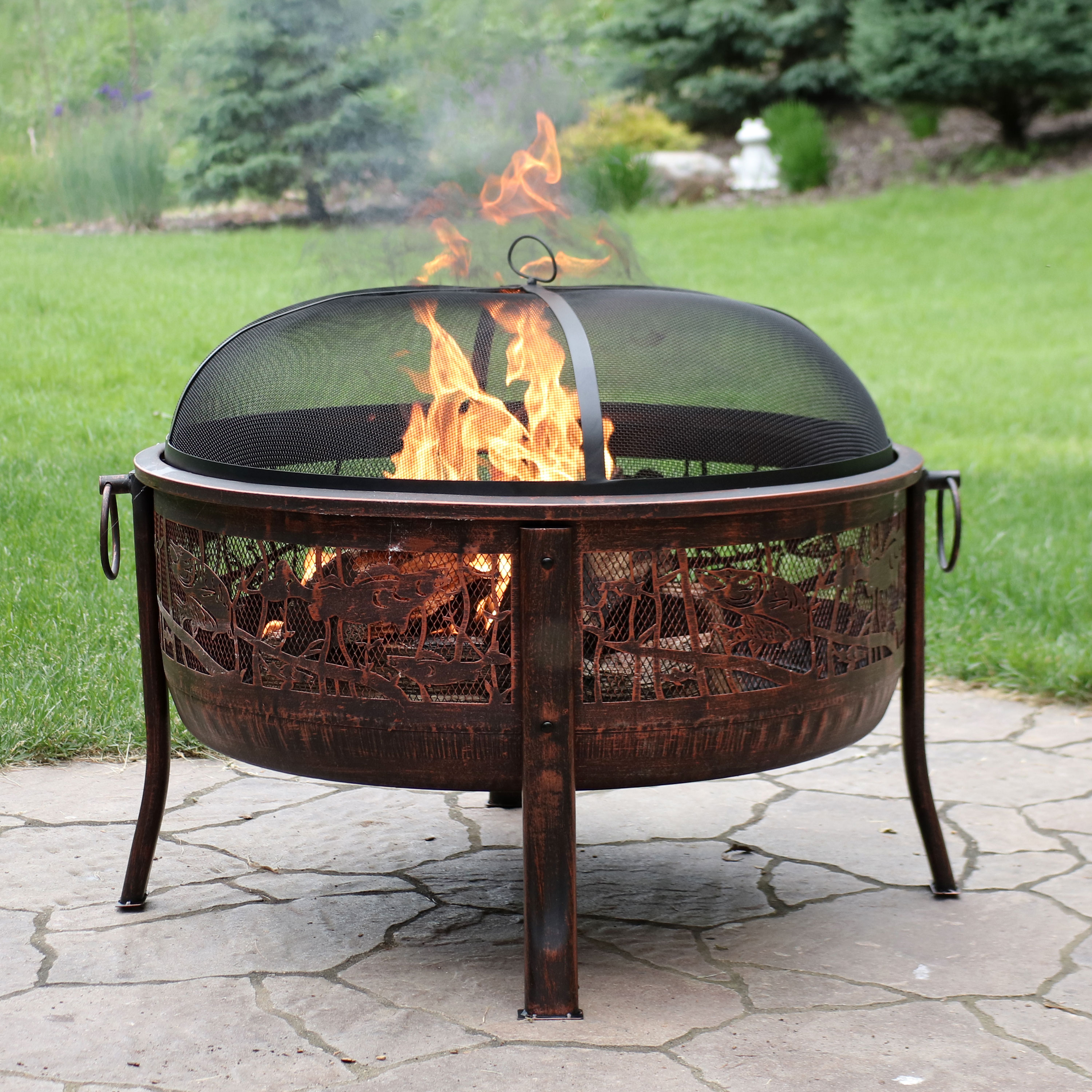Sunnydaze Decor KF-NFFP31 Outdoor-Woodburning-Firepits - View #2