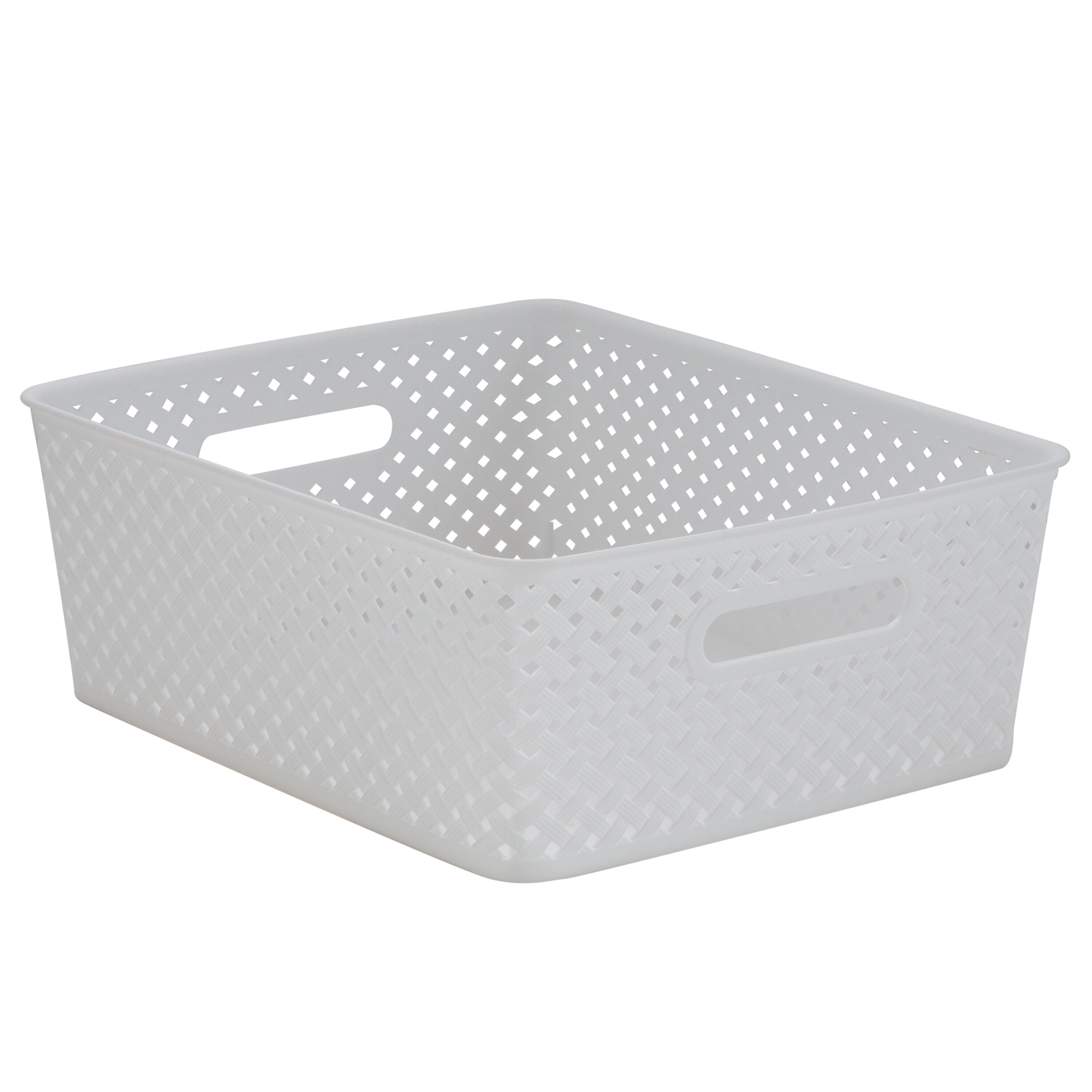 Simplify 25168-WHT-2PK Bins-Baskets - View #2
