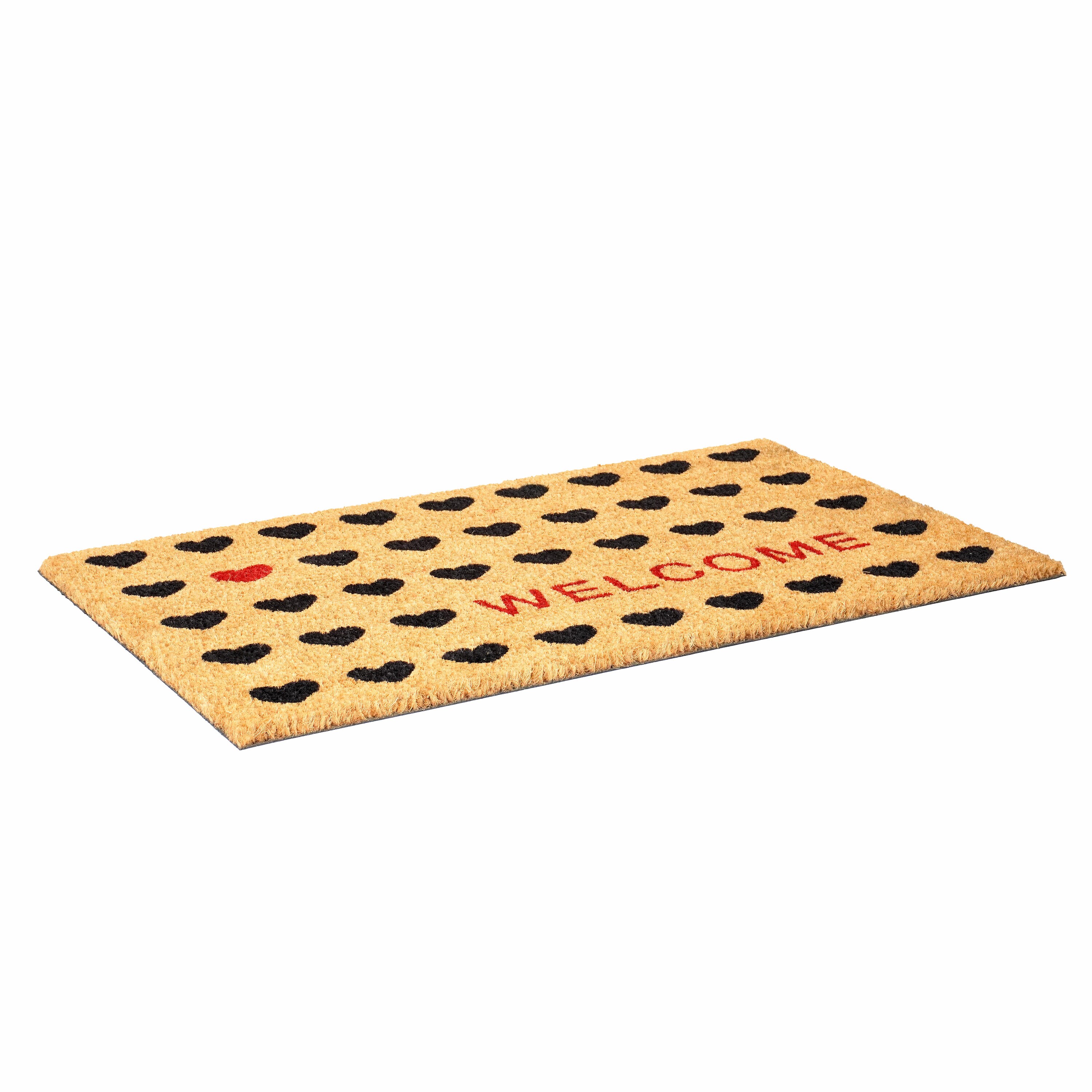 Eco-Friendly Coir Rectangular Welcome Outdoor Doormat