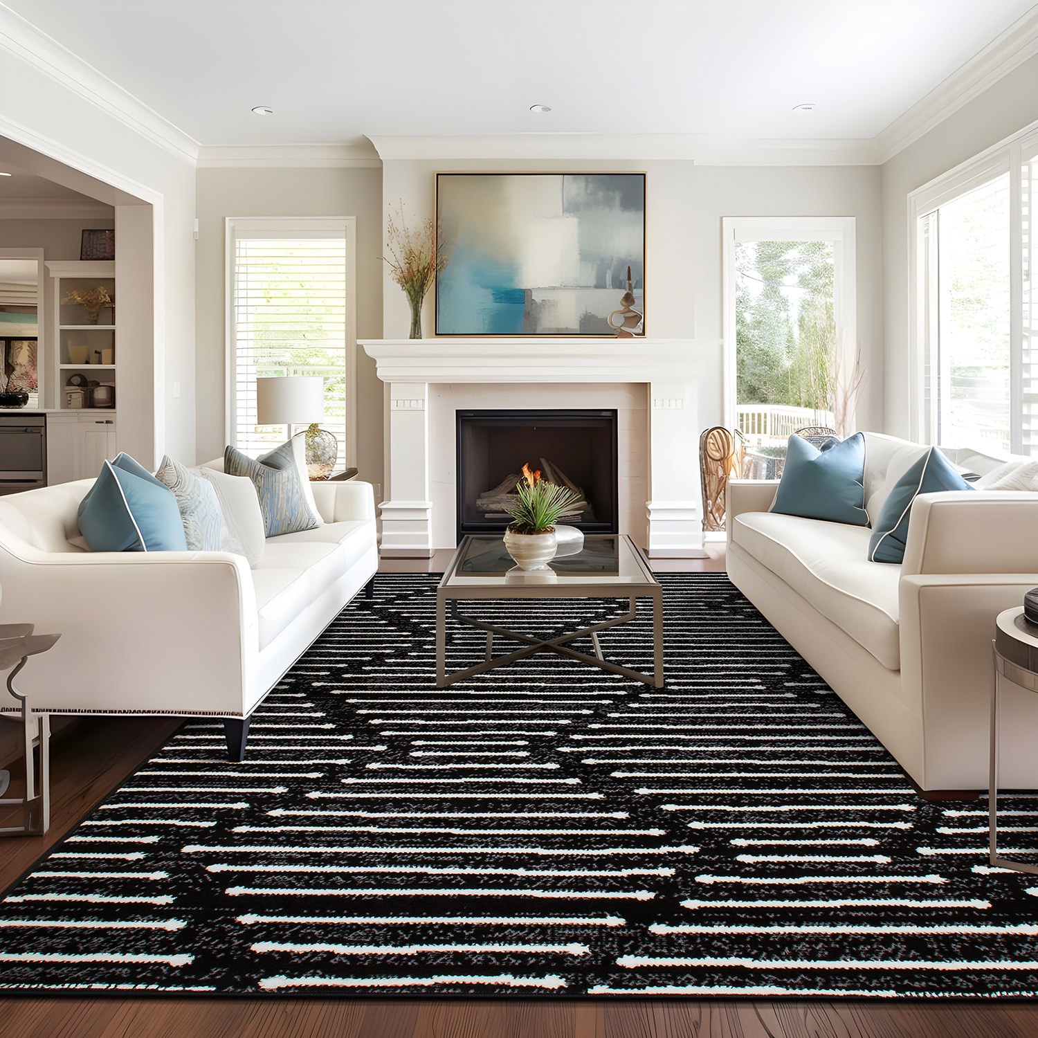 World Rug Gallery 3019BLACK8X10 rugs - View #3