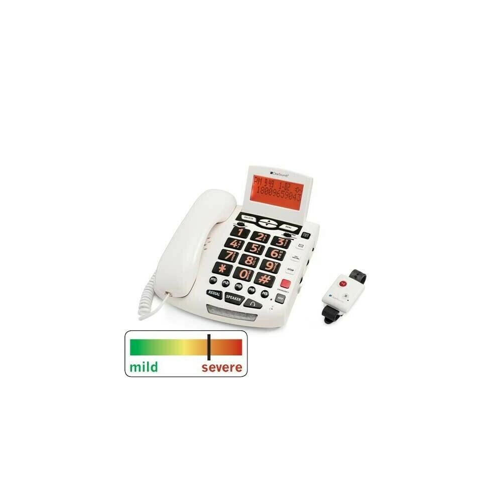  HRSC2128 ClearSounds Amplified SOS Alert Phone