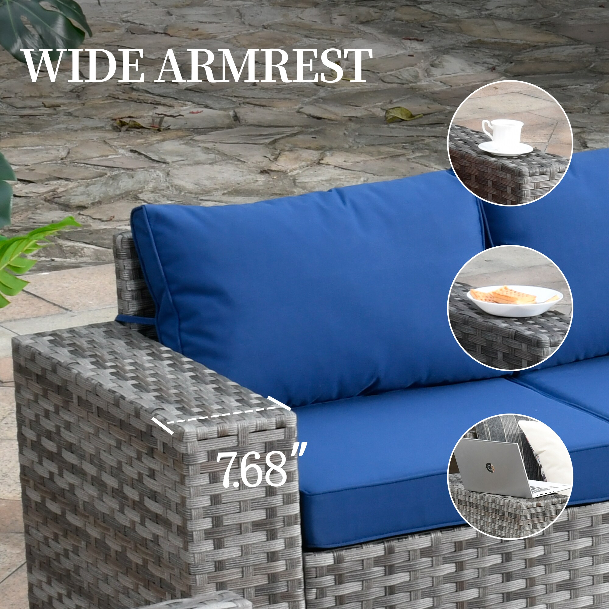Ovios RFPKFS702 Patio-Conversation-Sets - View #2
