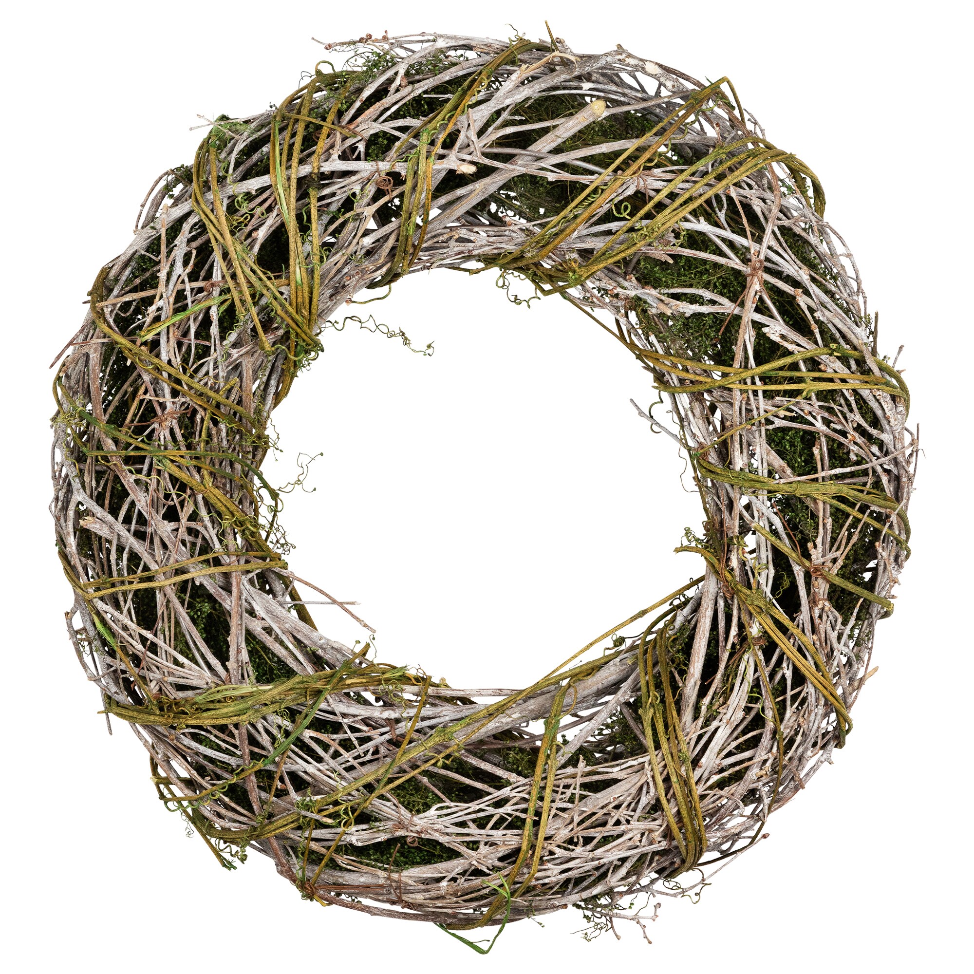 Northlight 31516478 14-Inches Green Indoor Hanging Wreath Artificial wreath