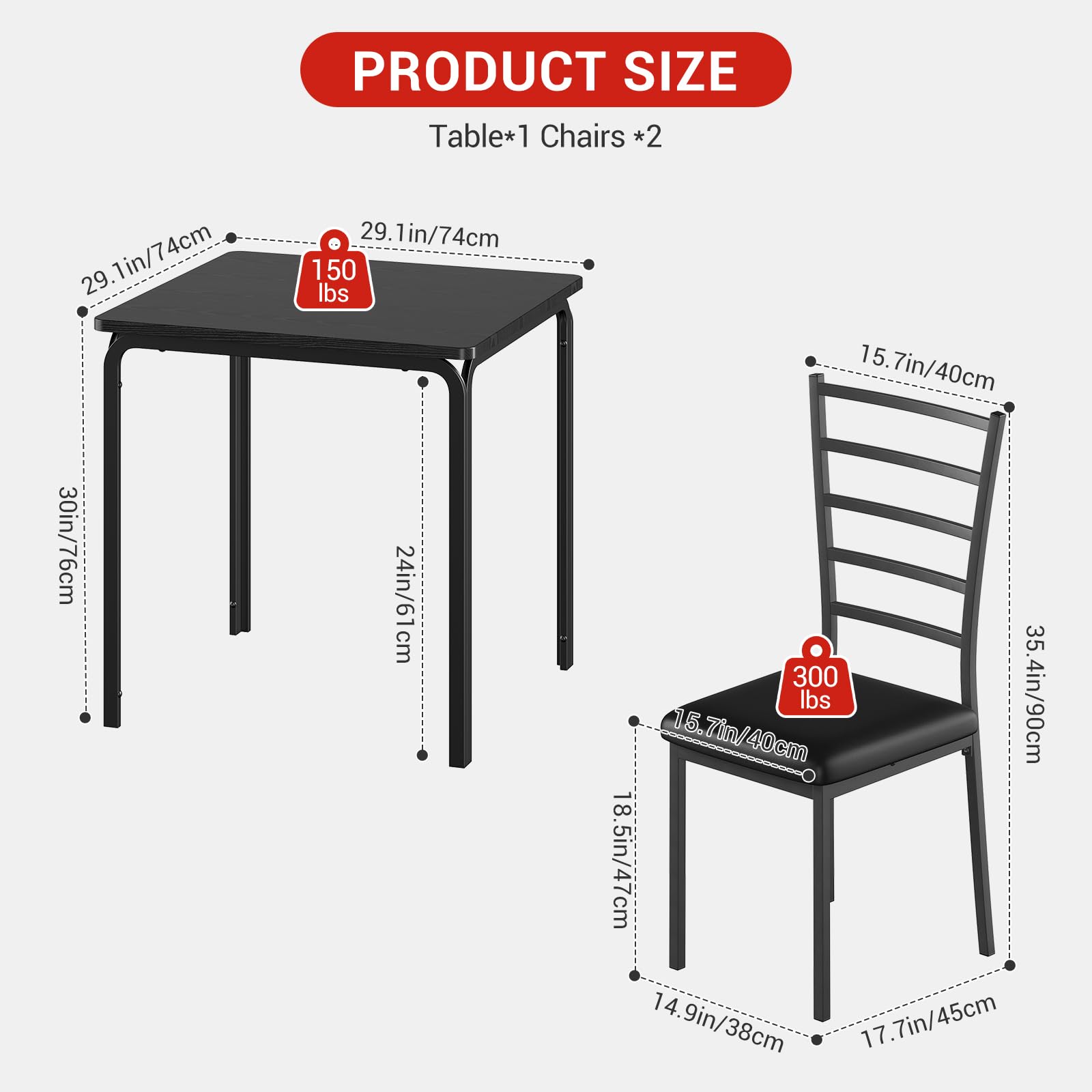 DEXSO CHU-SX-2PW2KG8TBCB Dining-Tables - View #2