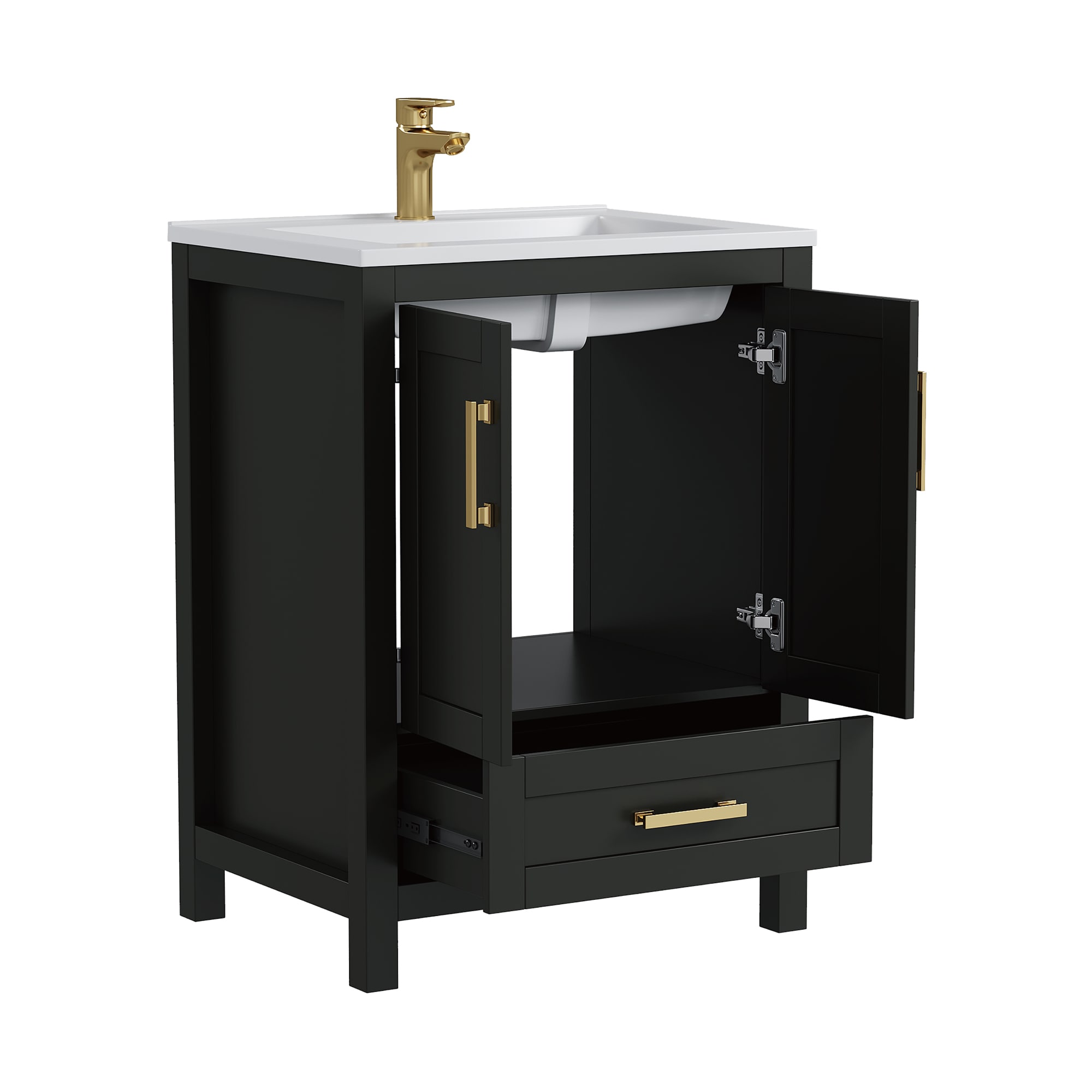DELUXE LIVING V24033KD-24BK Bath-Vanity-Combo - View #15