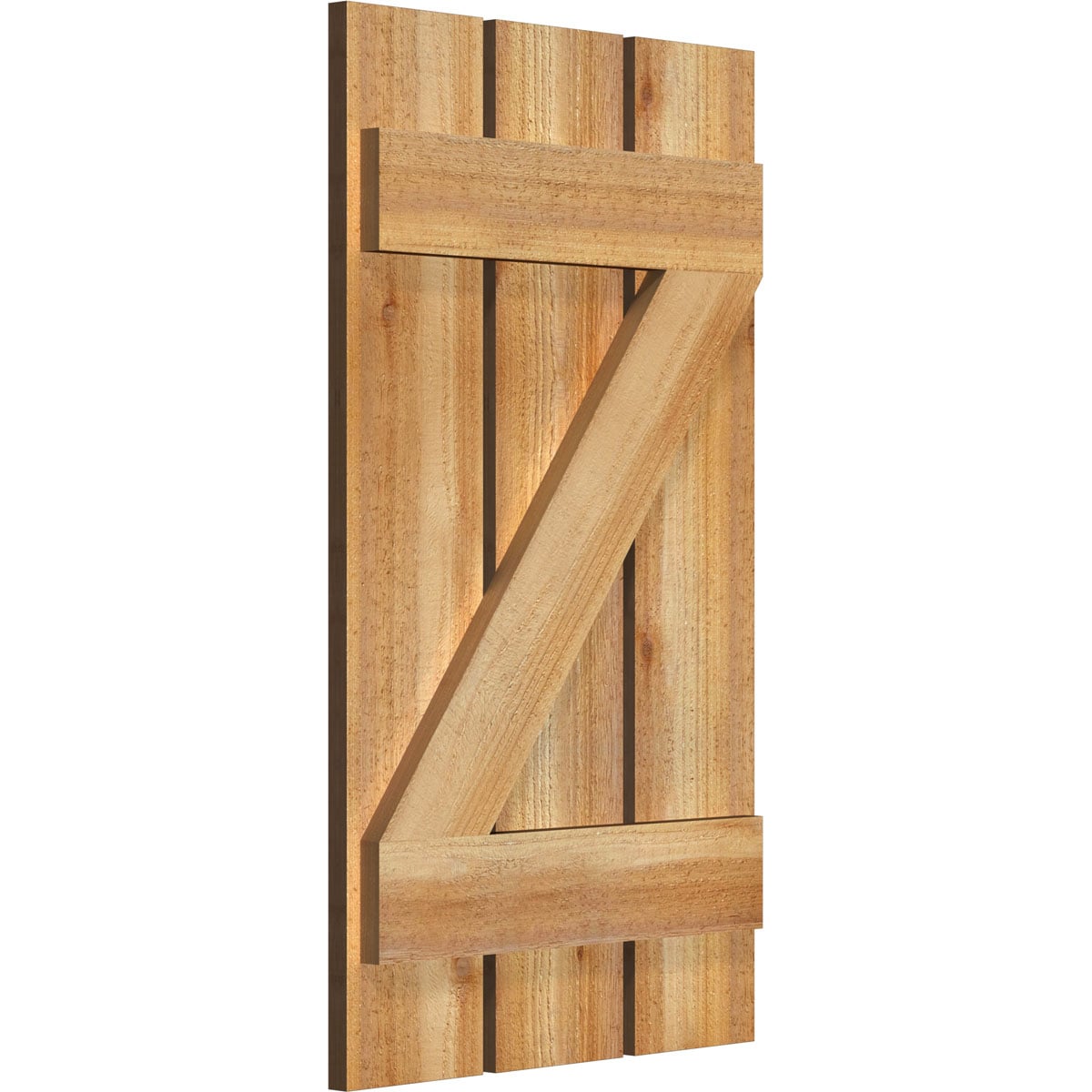 Ekena Millwork RBS06Z17X030RWR Exterior-Shutters - View #2