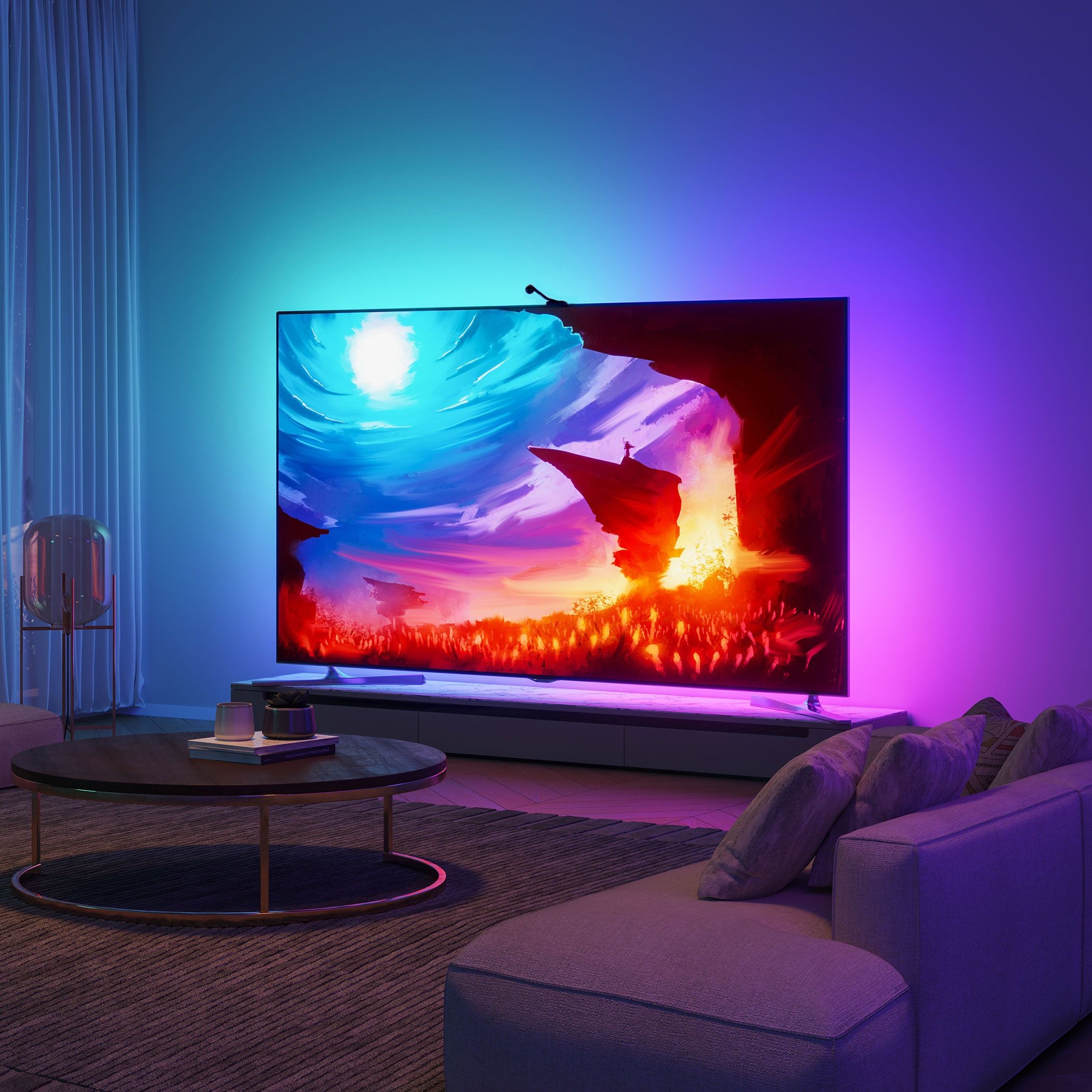 Govee Dreamview TV Strip Lights for 55”- 65” TVs H6198AD1 - Best Buy