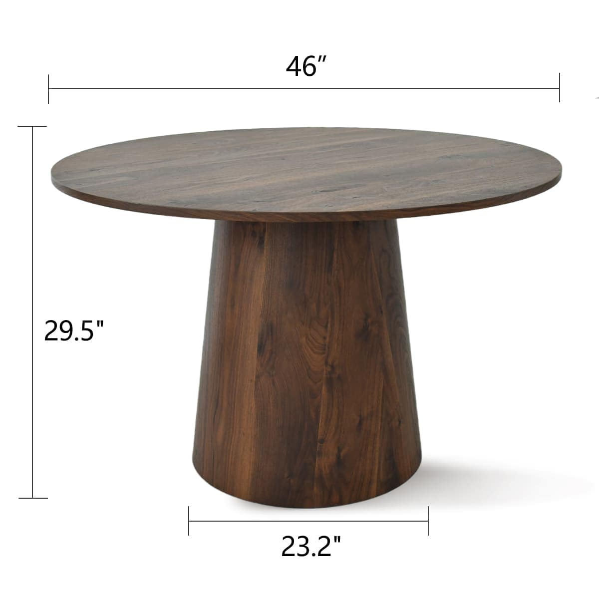 Maison Boucle DWEN-CONE-WN Dining-Tables - View #2