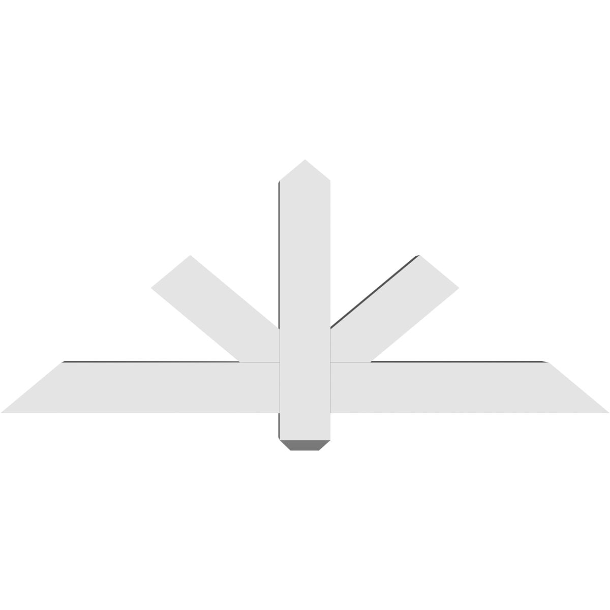 Ekena Millwork GBP048X20X0404KEN00 Exterior-Brackets-Braces - View #4